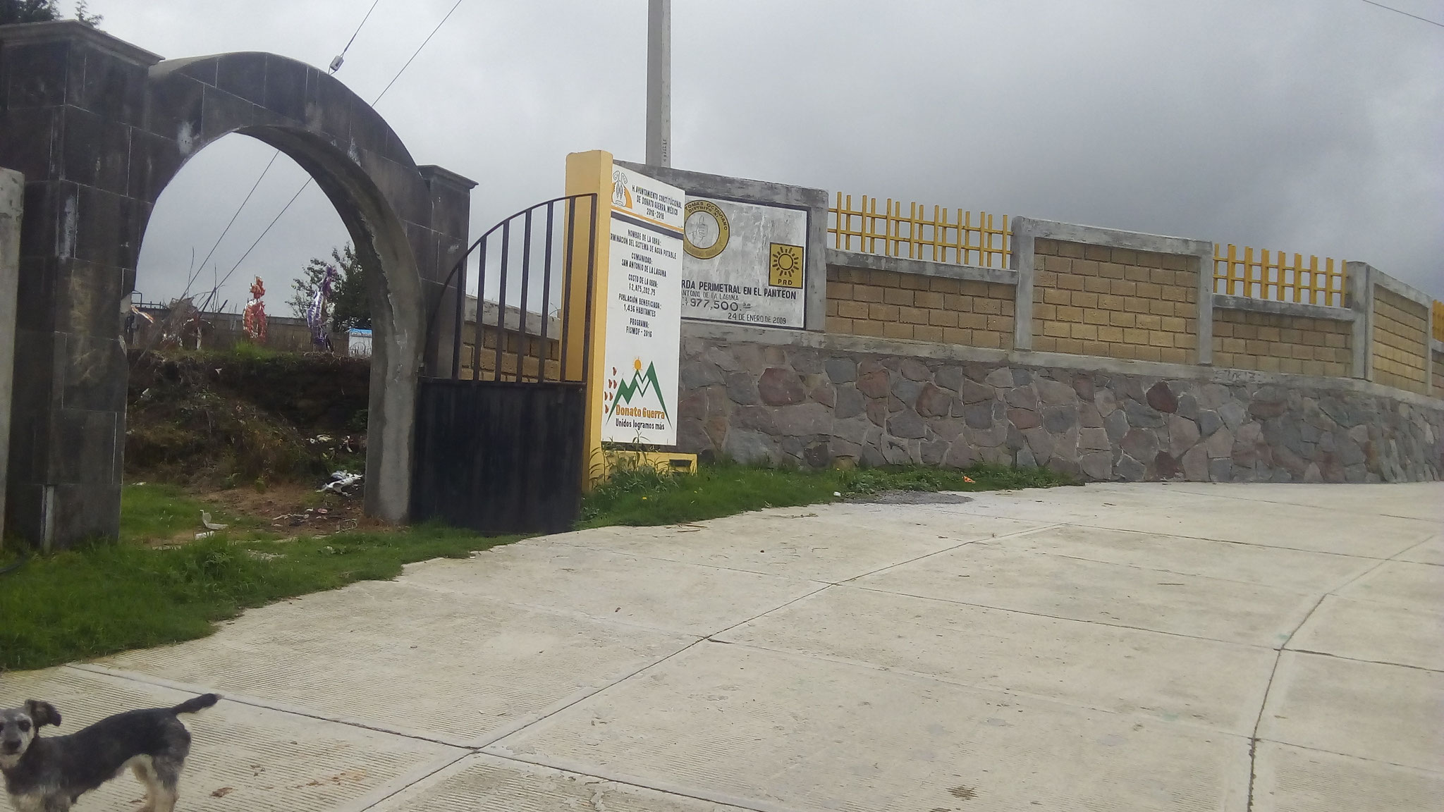 Panteón comunal:/ Foto: Blanca Azucena Martínez Álvarez, 2018