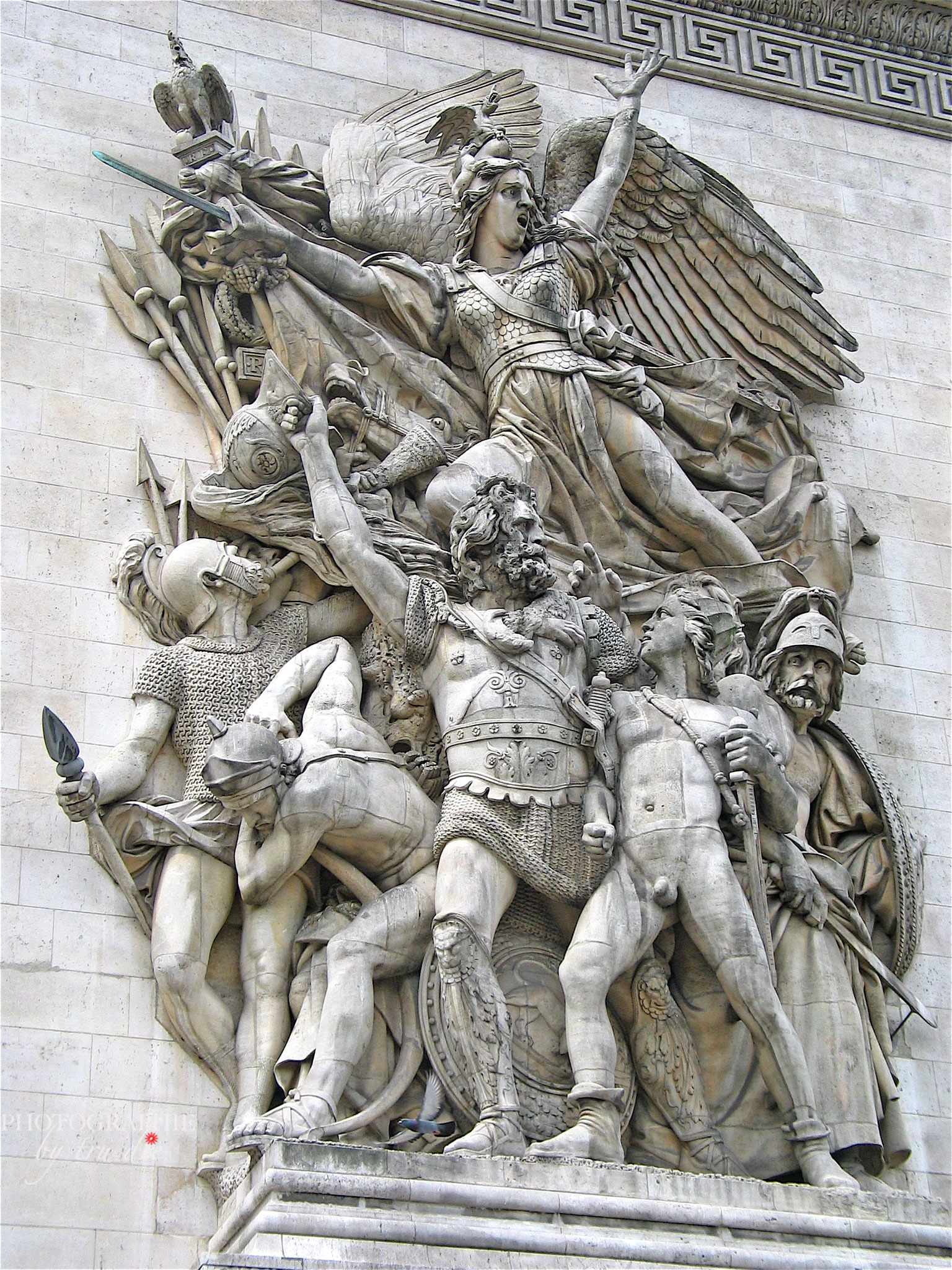 Bild: Am Arc de Triomphe in Paris 