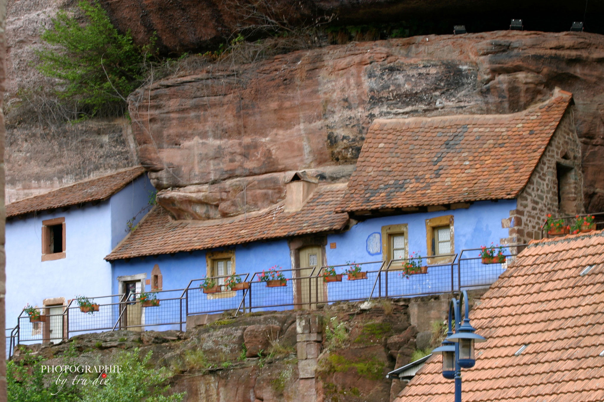 Bild: Felsenhäuser in Graufthal, Maison des rochers 