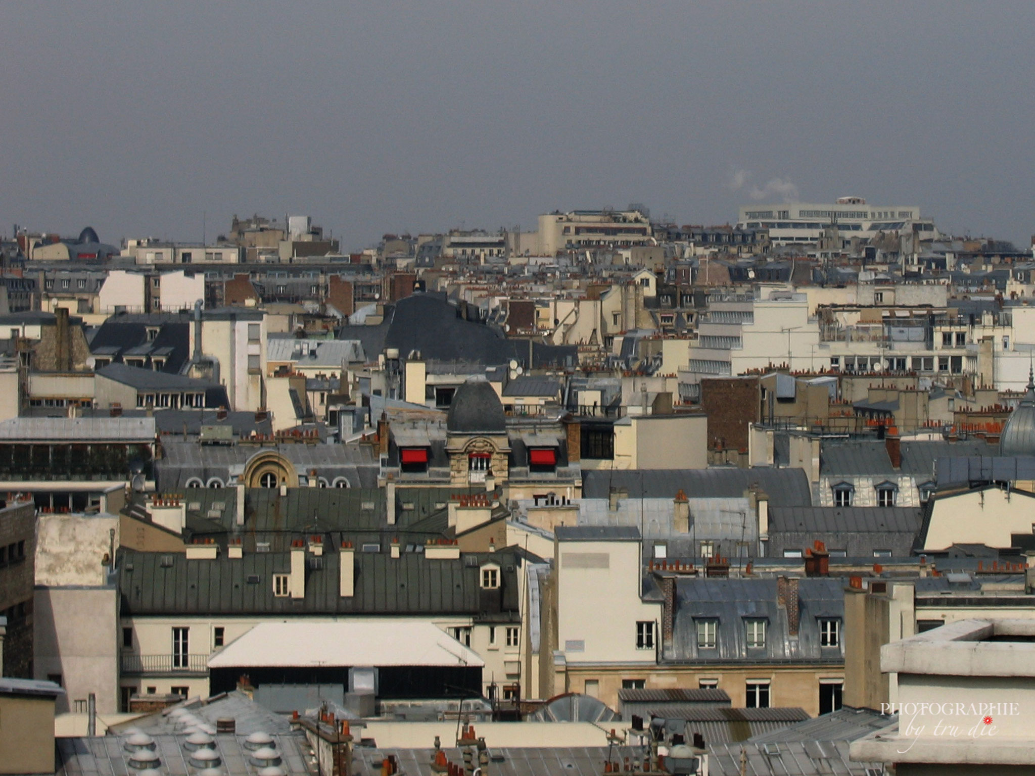 Bild: Aussicht von der Dachterrasse der Galeries Lafayette, Paris  