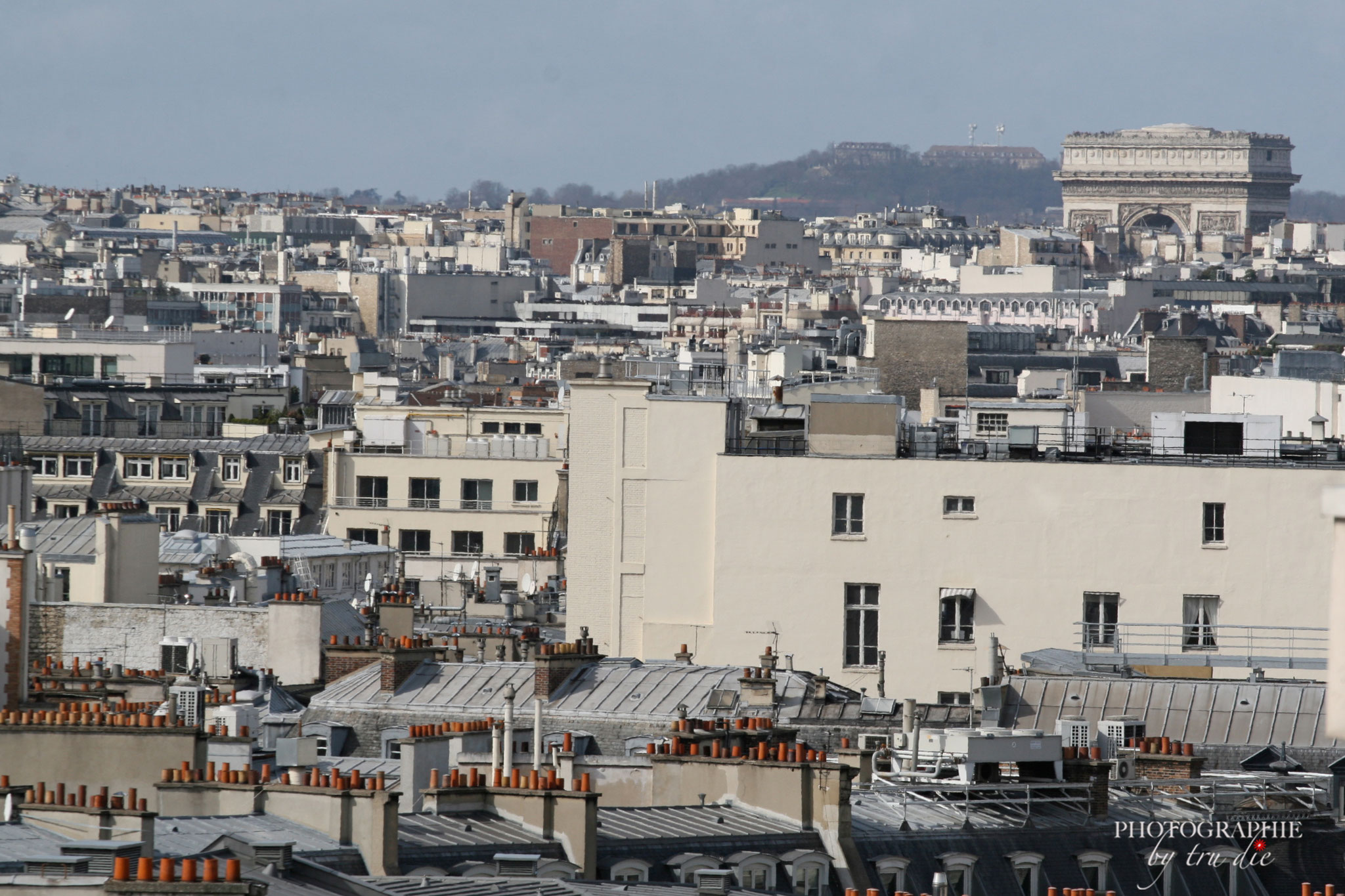 Bild: Aussicht von der Dachterrasse der Galeries Lafayette, Paris  