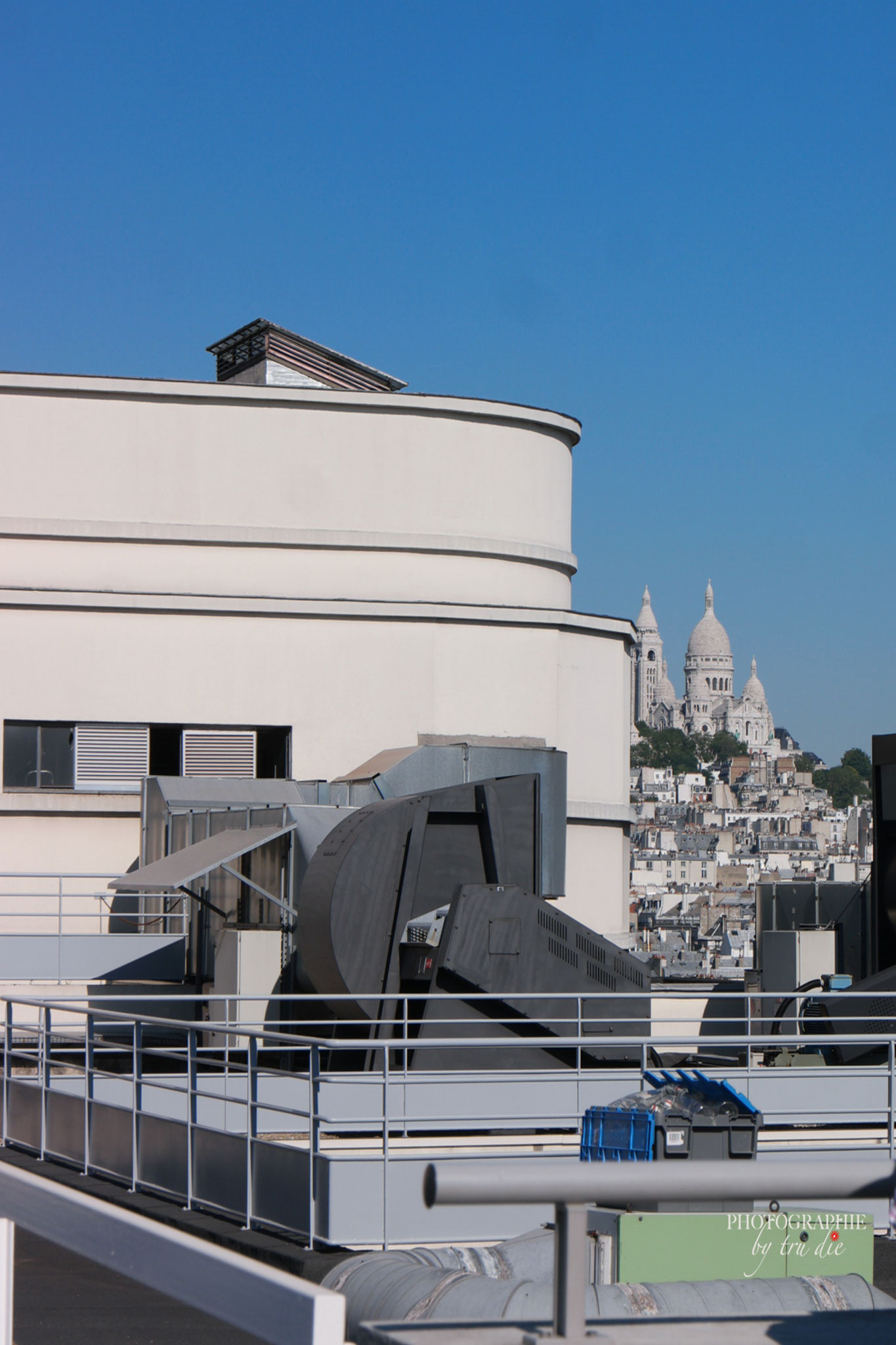 Bild: Aussicht von der Dachterrasse der Galeries Lafayette, Paris  