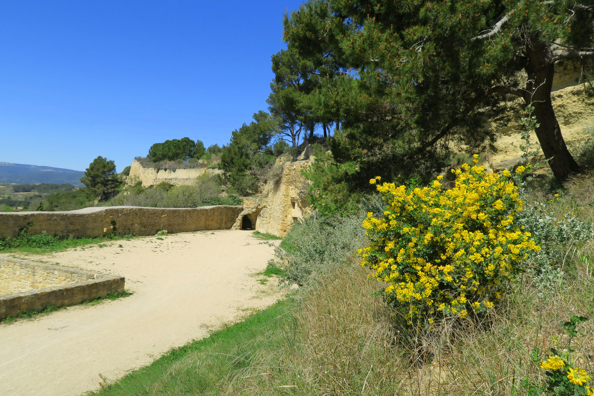 Bild: Burgruine Cadenet, in der Provence