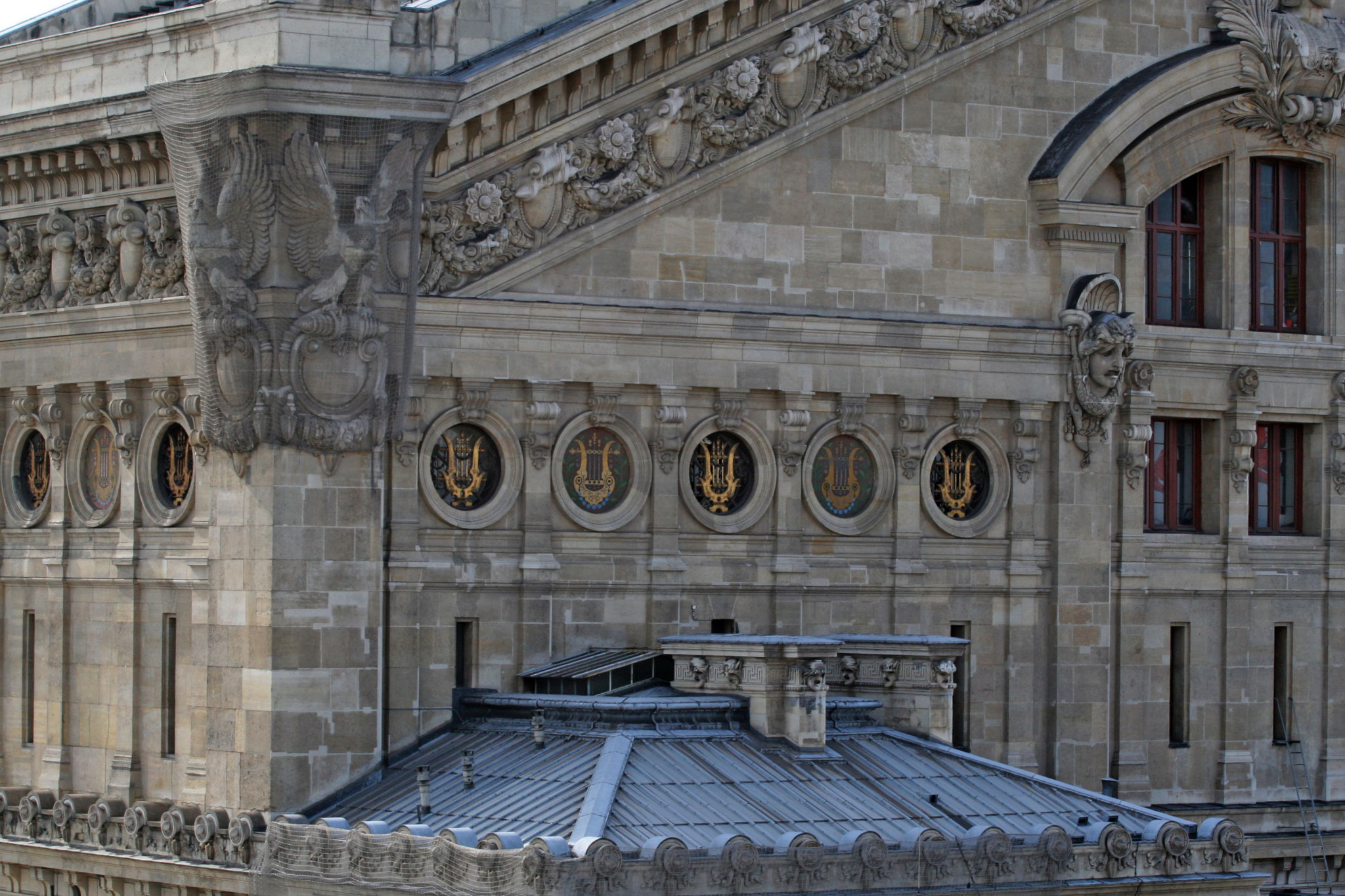 Bild: Aussicht von der Dachterrasse der Galeries Lafayette, Paris  