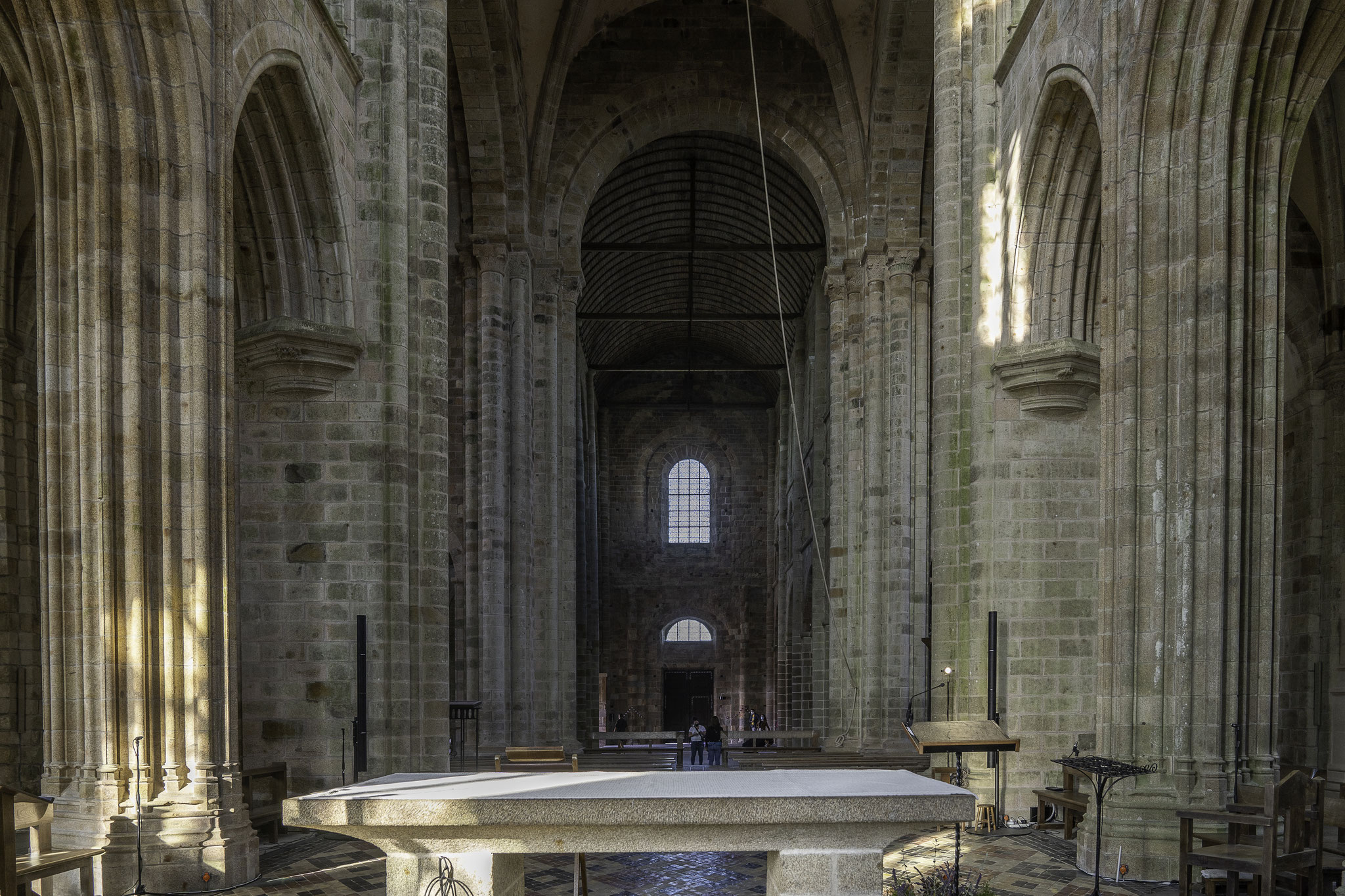 Bild: Abteikirche Mont-Saint-Michel, Normandie  