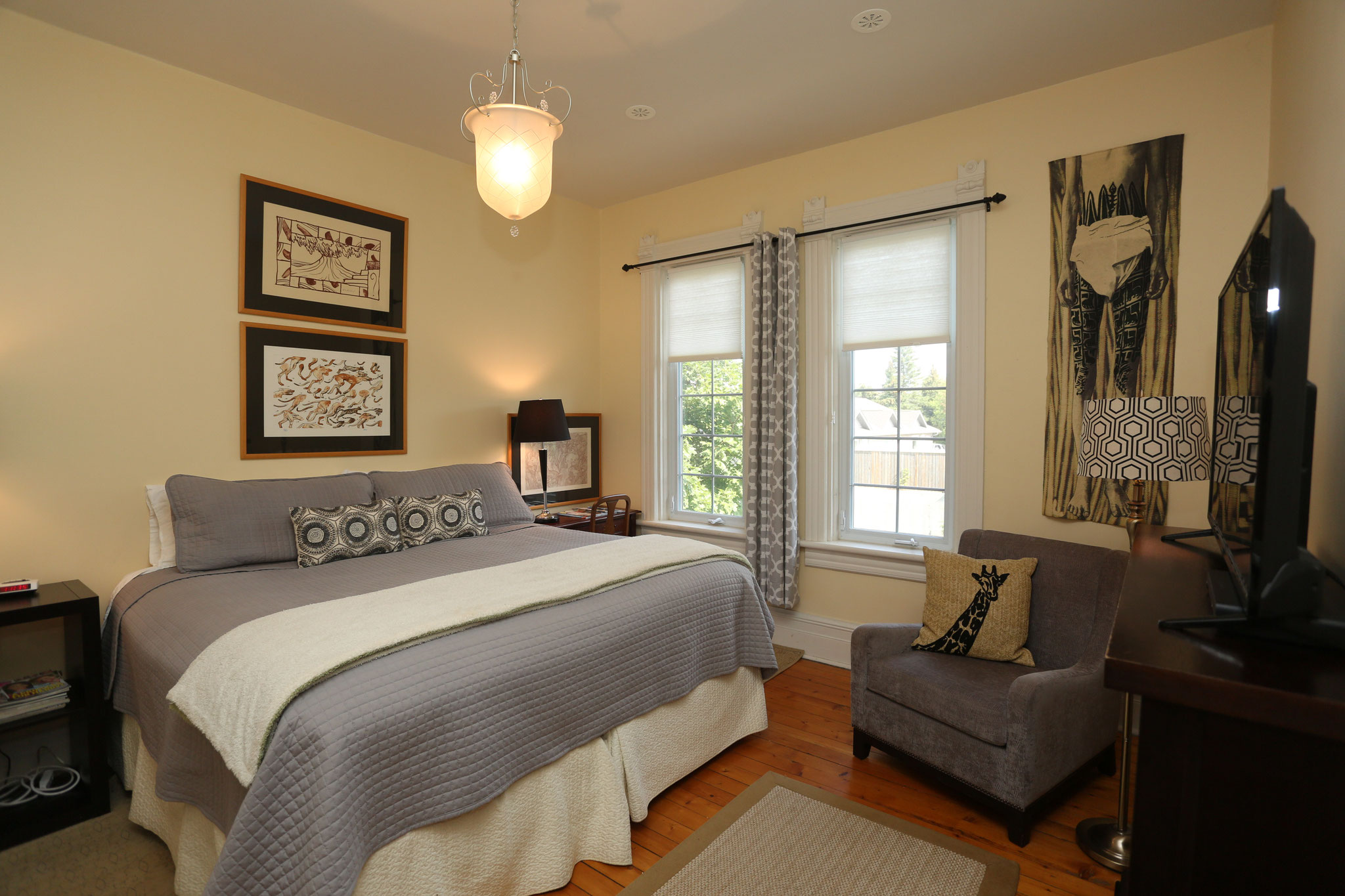 Second premium bedroom layout inside the two-room Jane's Suite boutique hotel accommodation