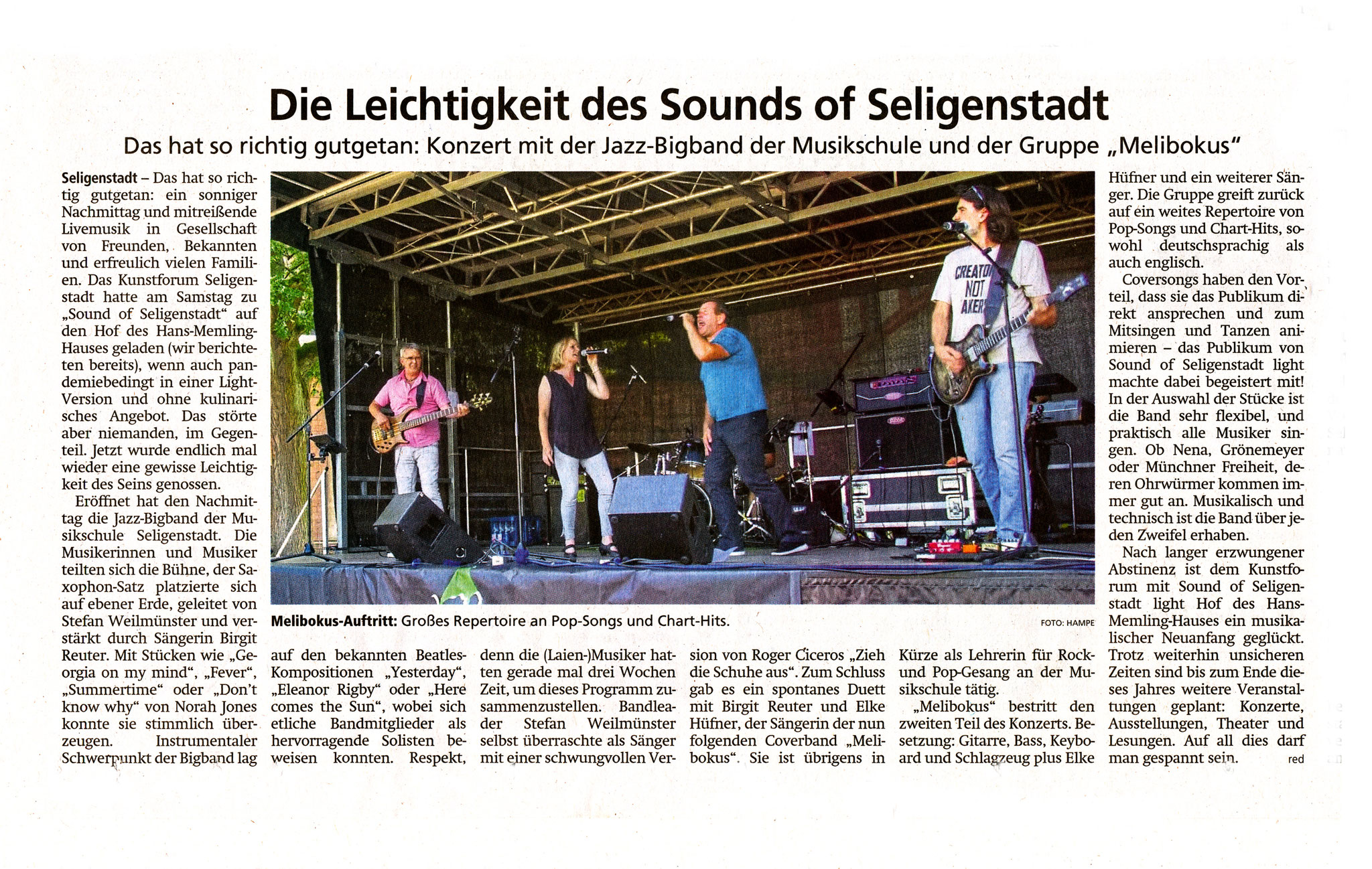 Artikel Offenbach Post, 7. Juli 2021