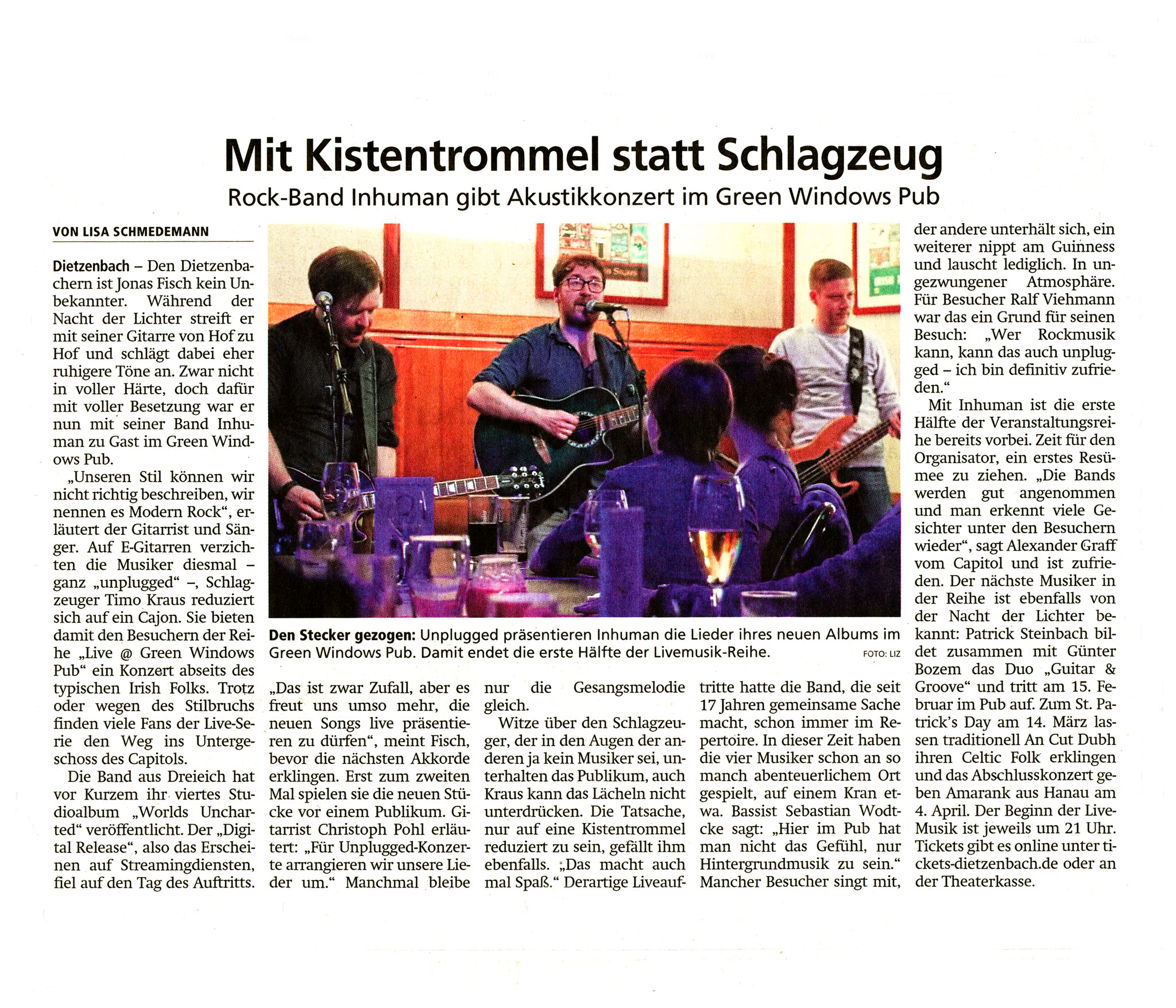 Offenbach Post, 24. Januar 2020