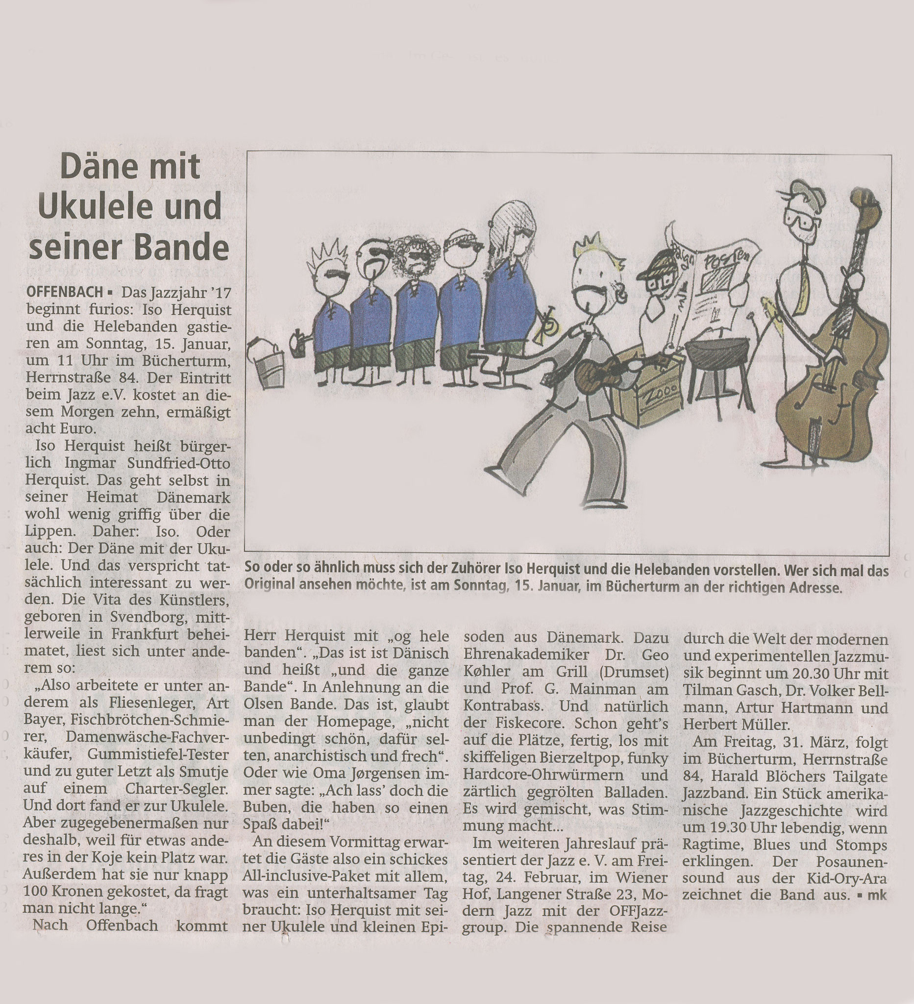 Offenbach Post, 29. Dezember 2016