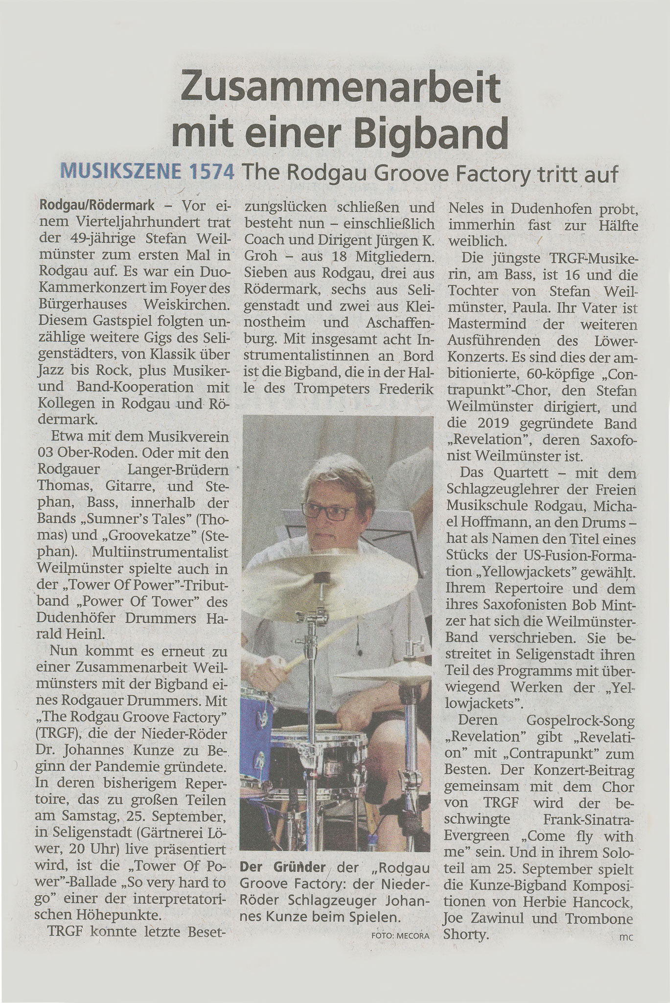 Offenbach Post, 11. September 2021
