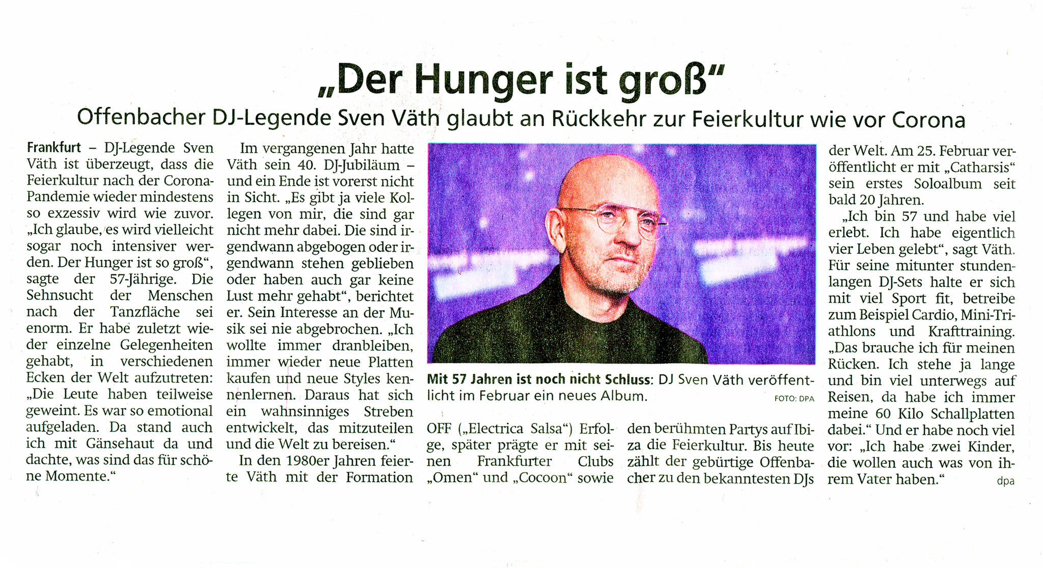 Offenbach Post, 8. Februar 2022
