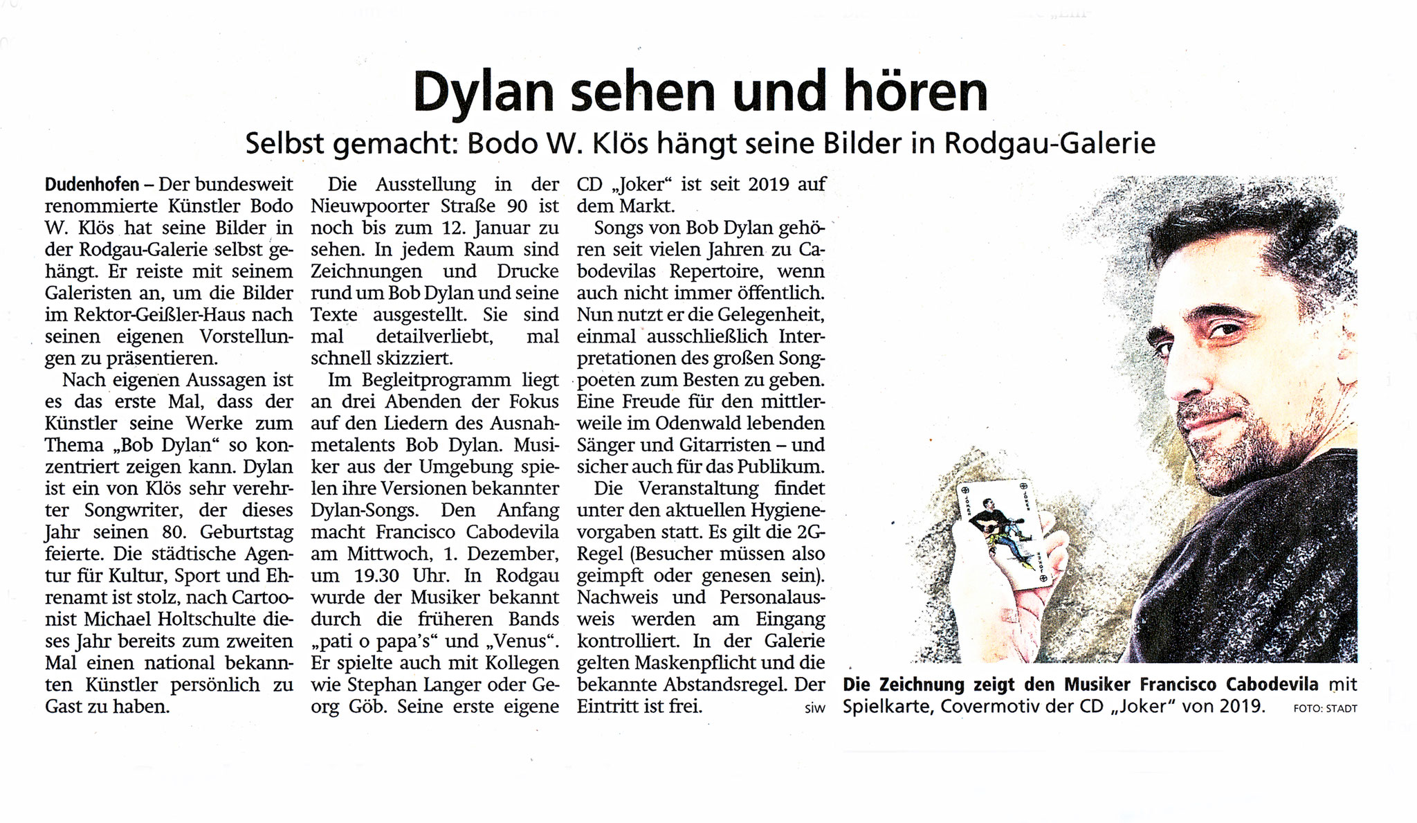 Offenbach Post, 24. November 2021