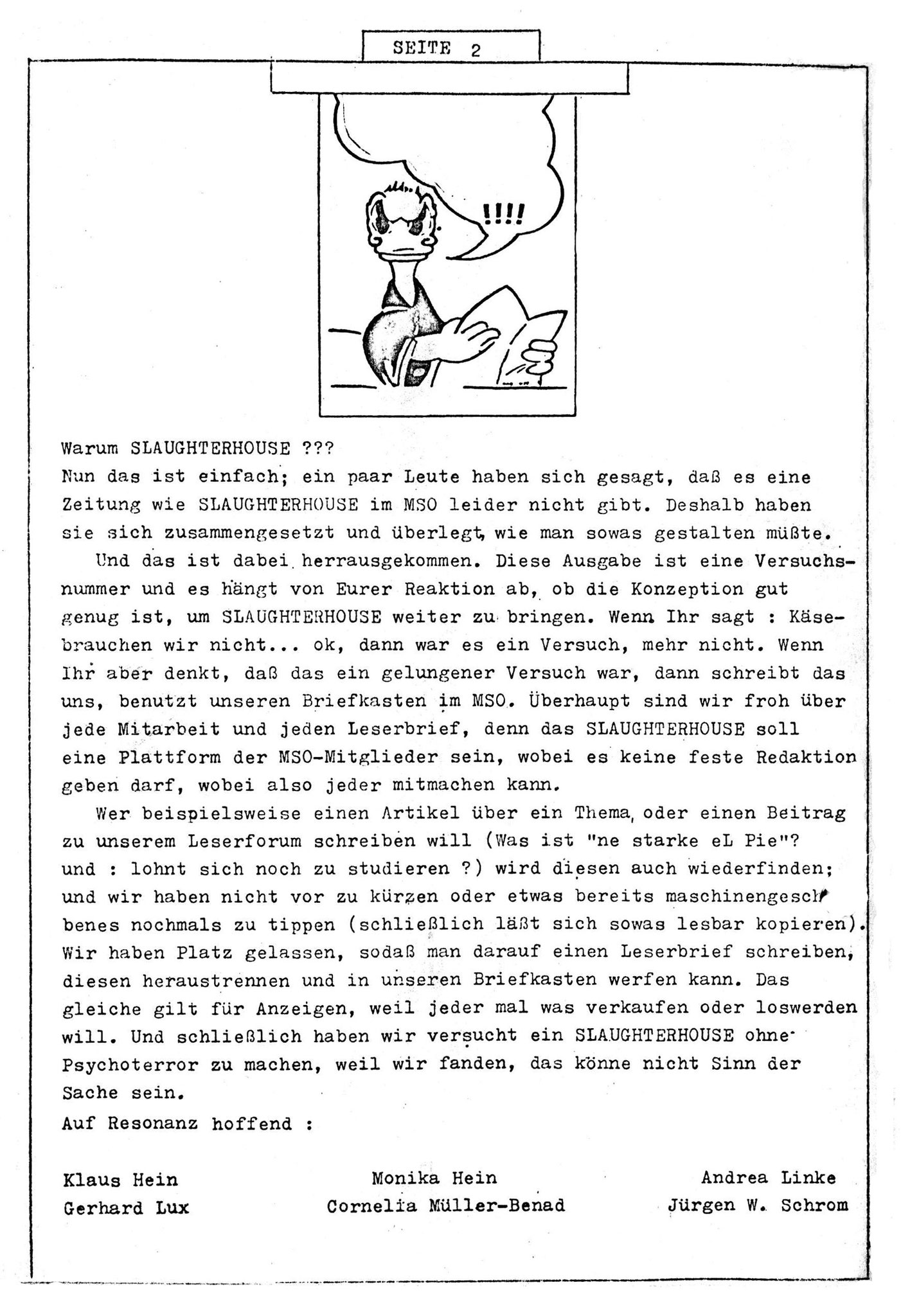 Slaughterhouse - Ausgabe 0 - Seite 2