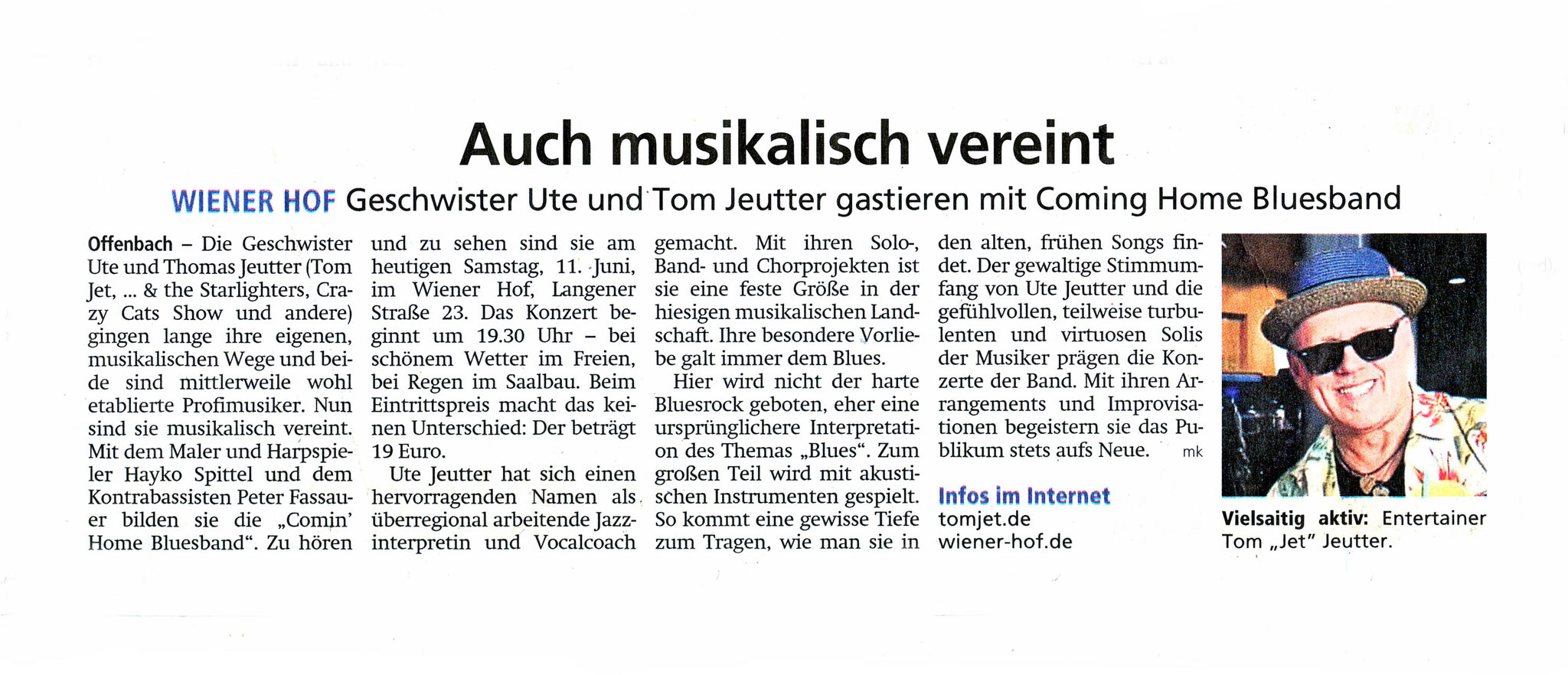 Offenbach Post, 11. Juni 2022