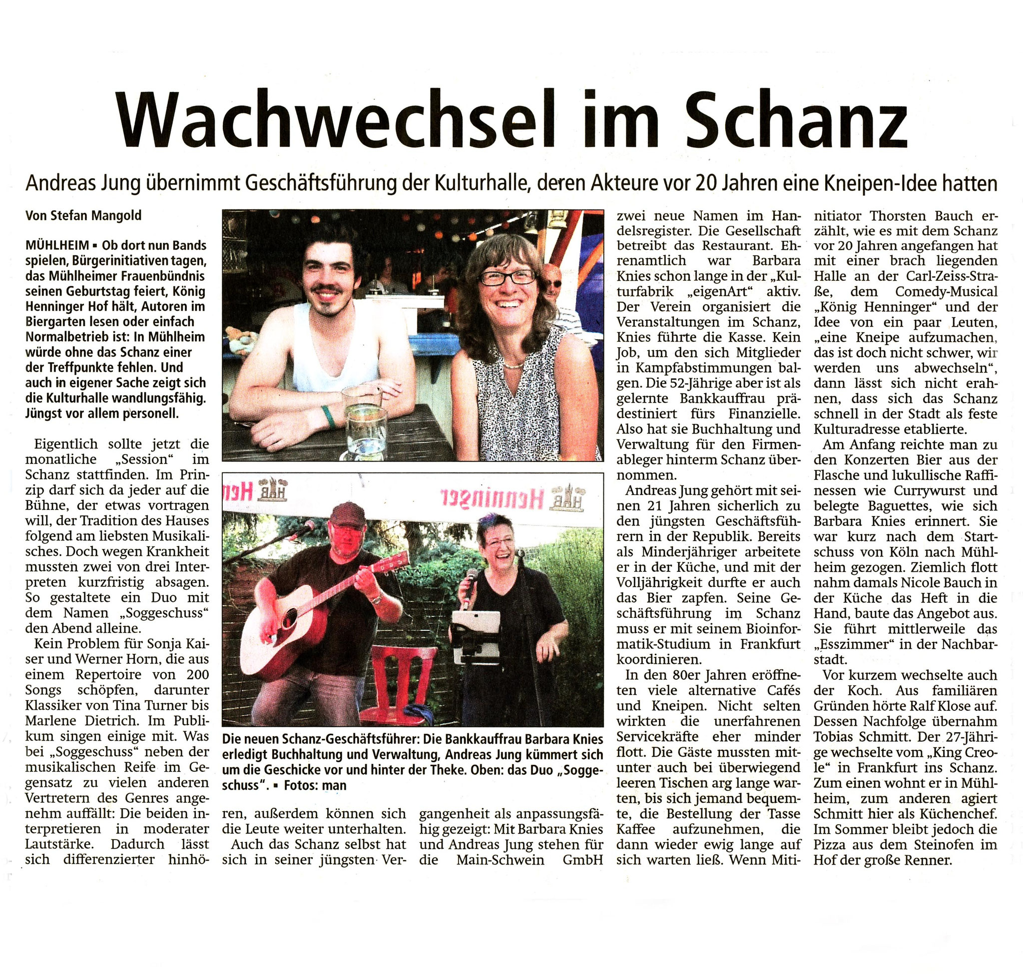 Offenbach Post, 31. Juli 2018