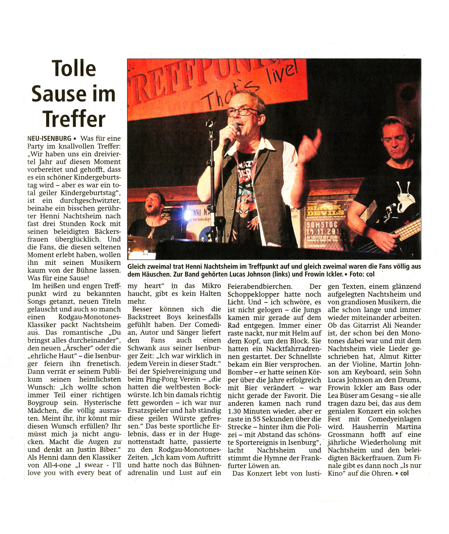 Offenbach Post, 31. Oktober 2016