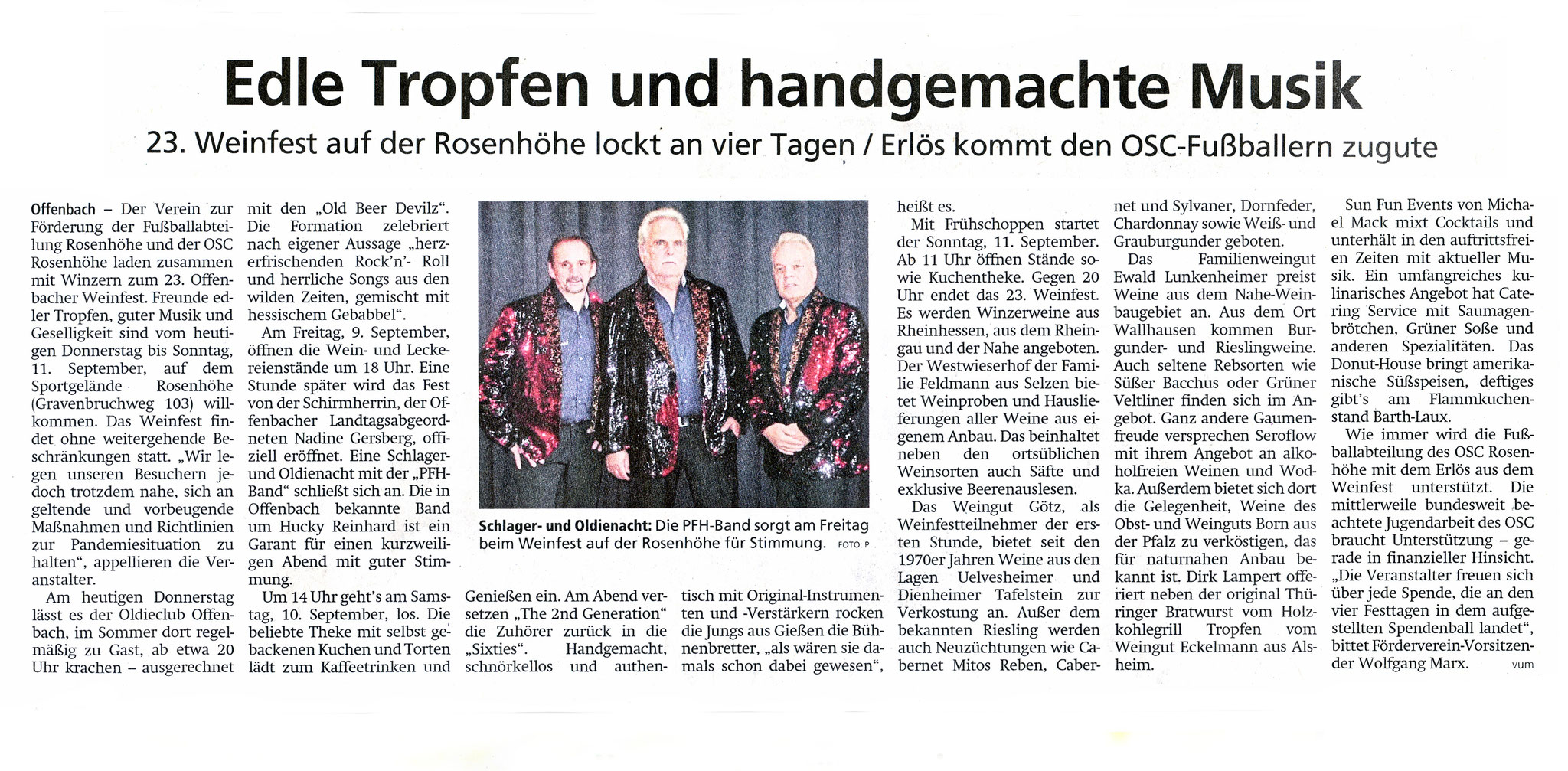 Offenbach Post, 8. September 2022