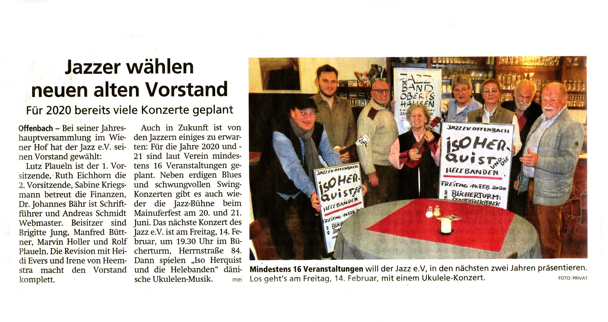 Offenbach Post, 16. Januar 2020