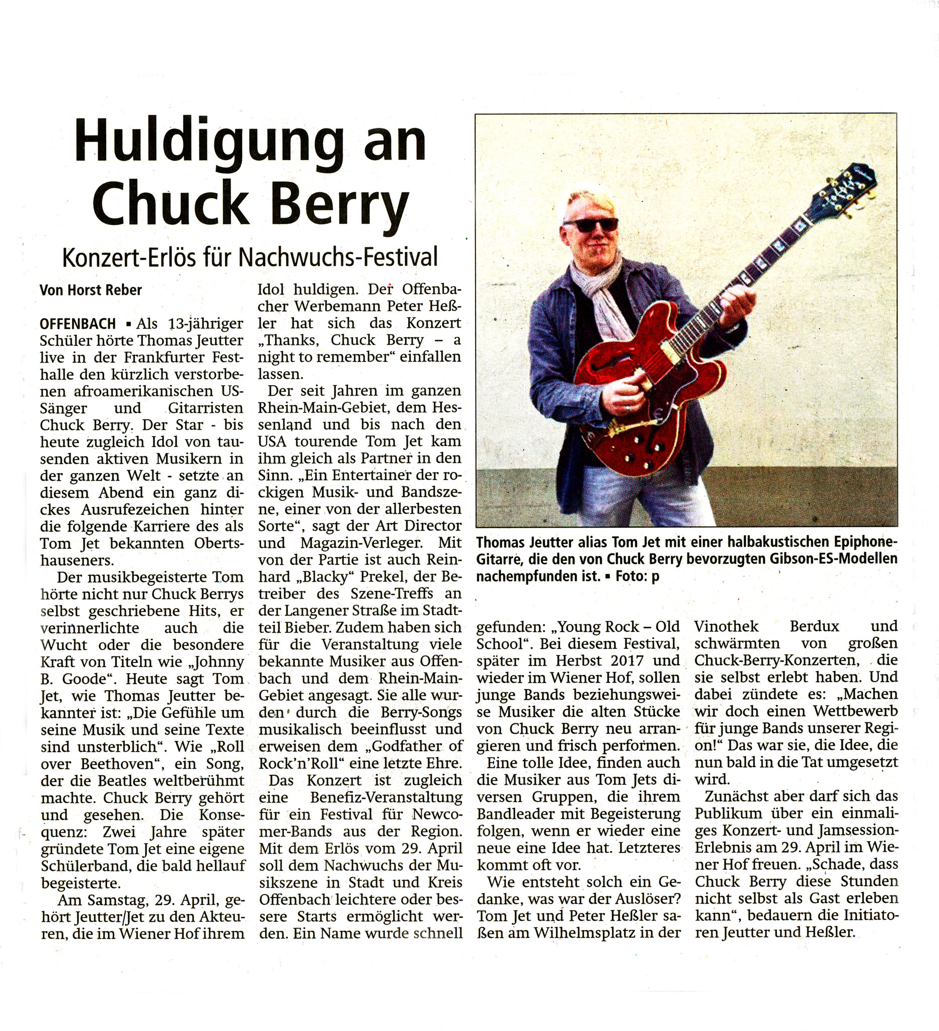 Offenbach Post, 22. April 2017