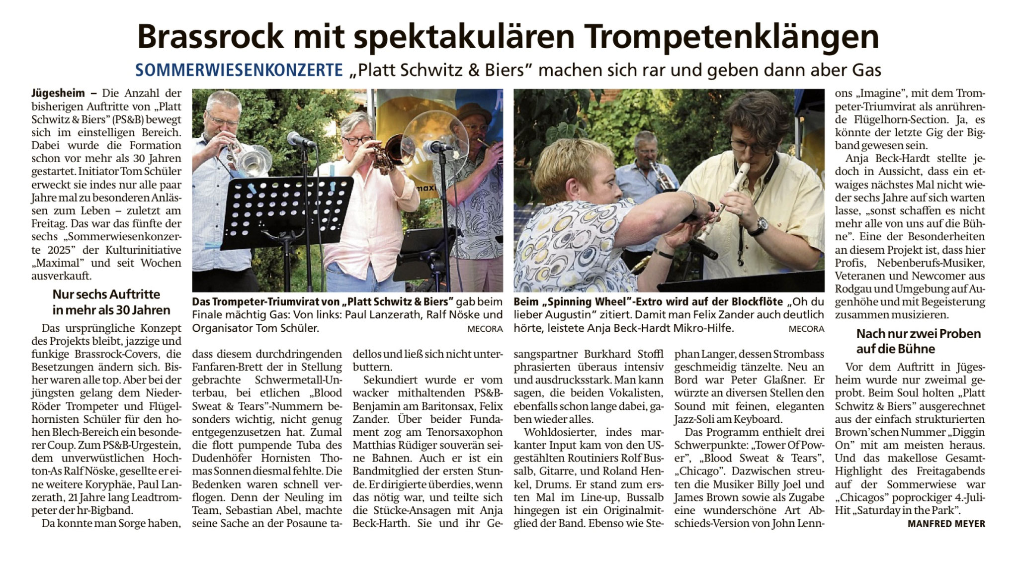 Offenbach Post, 26. August 2025