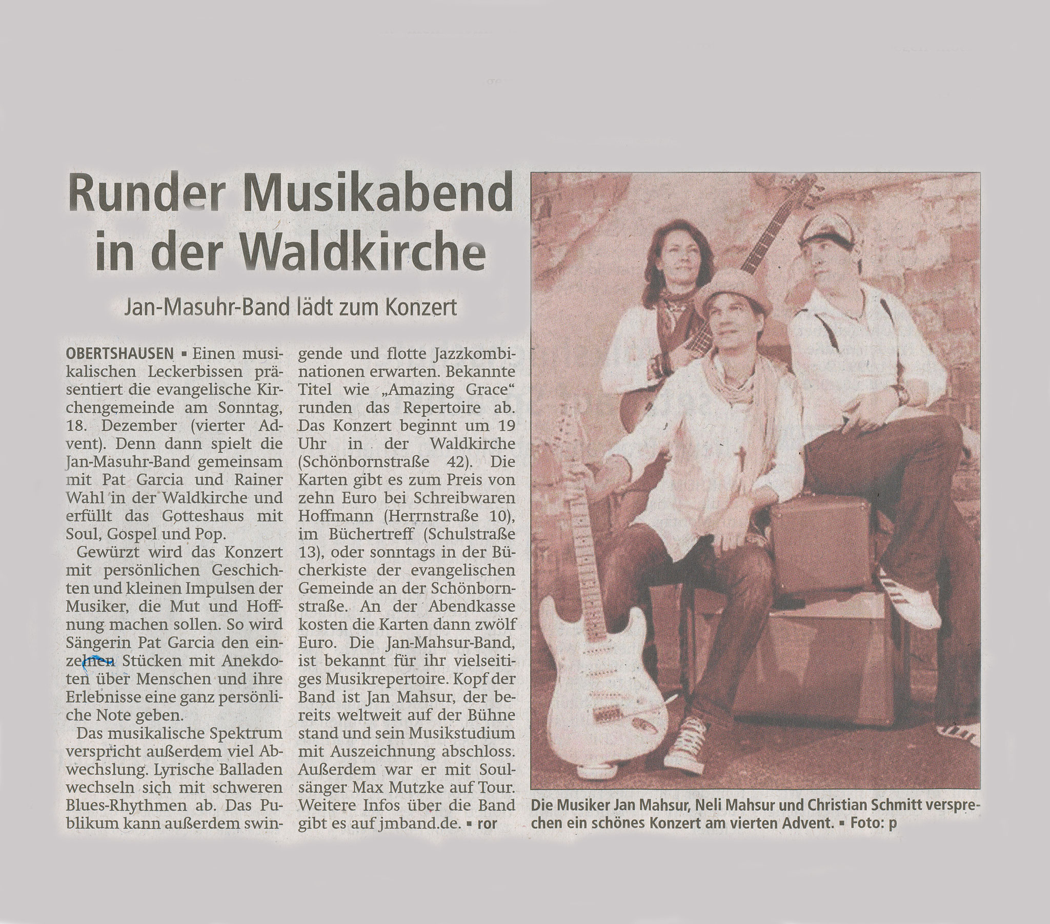 Offenbach Post, 9. Dezember 2016