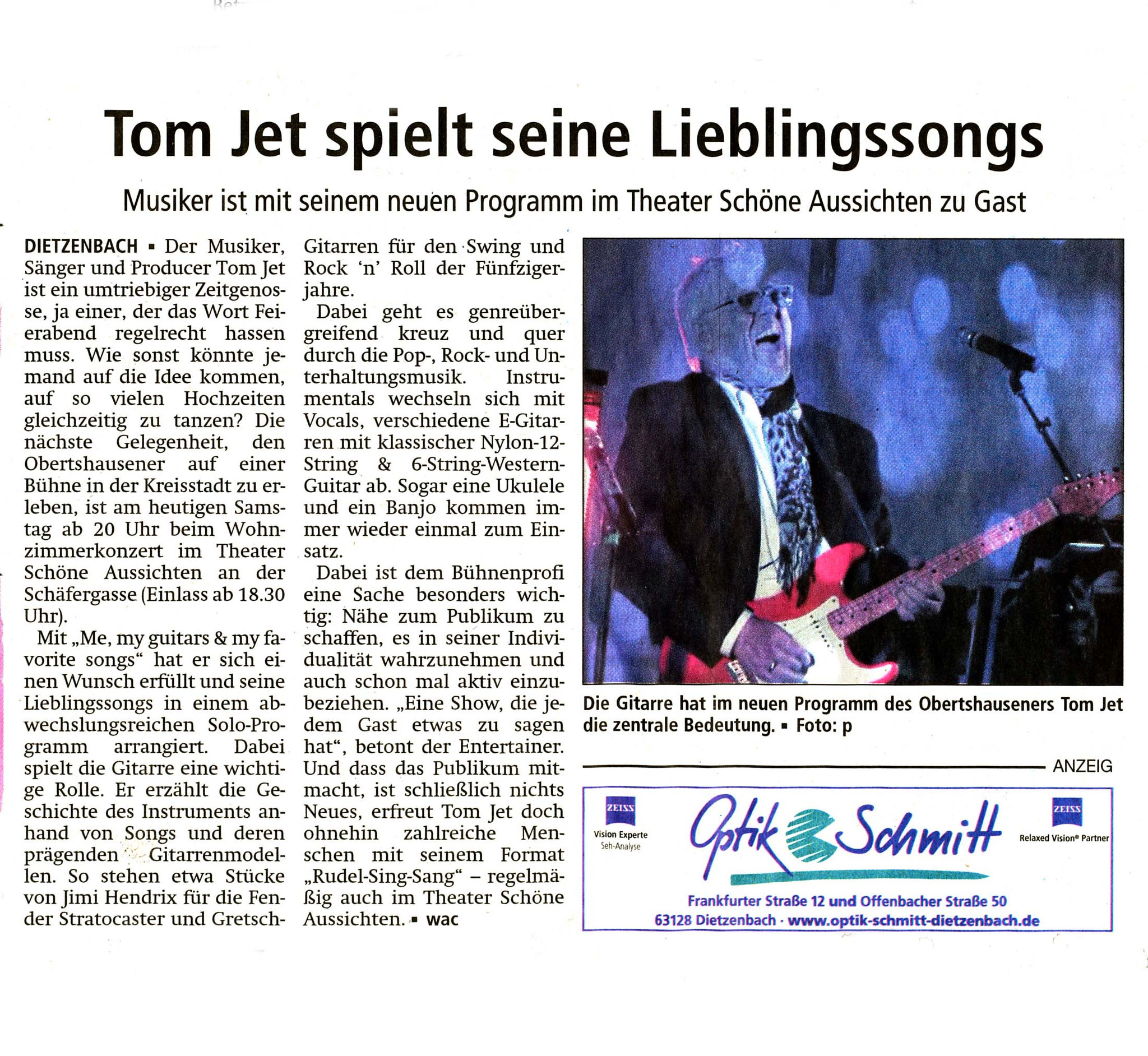 Offenbach Post, 13. Januar 2018