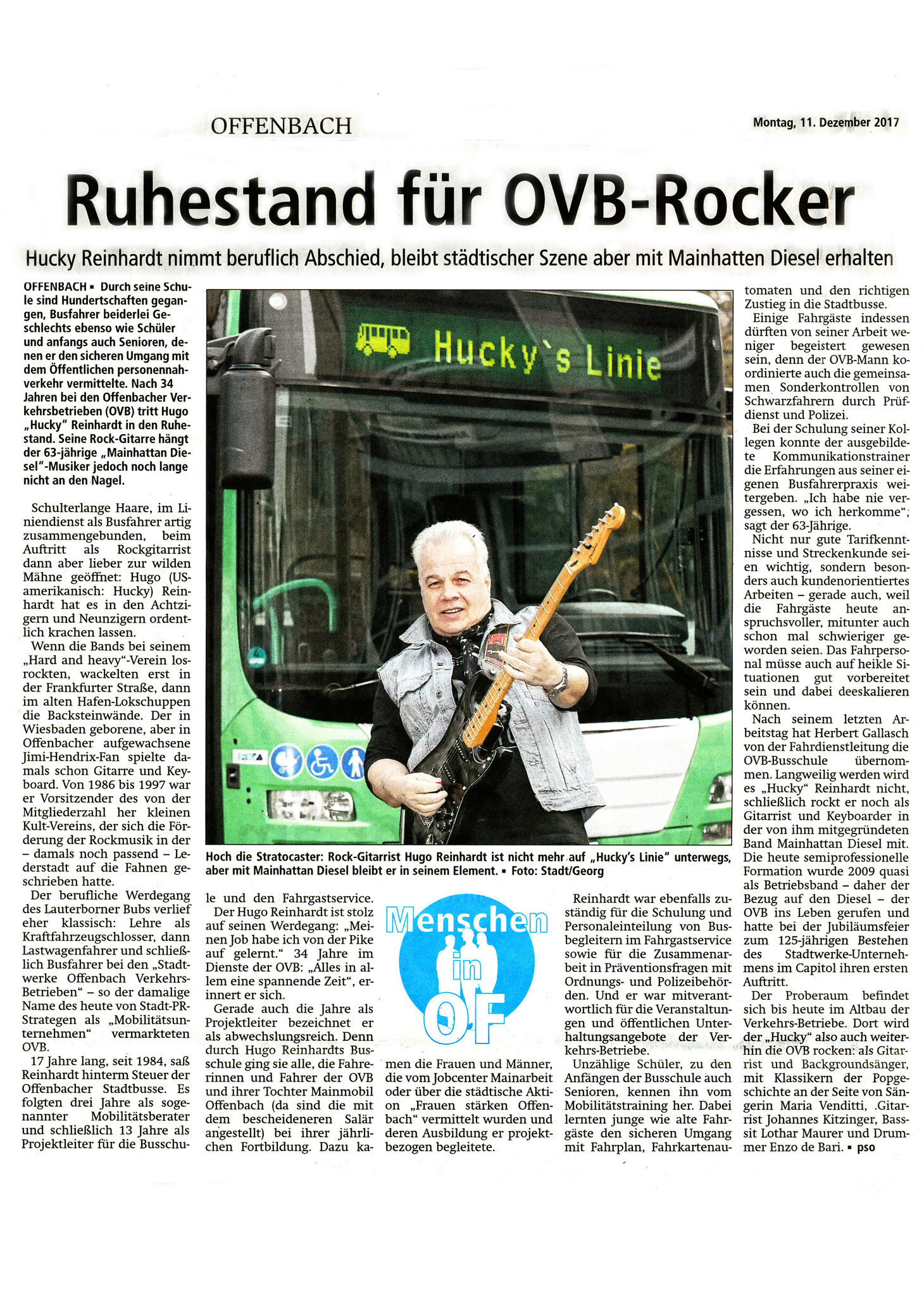 Offenbach Post, 11. Dezember 2017
