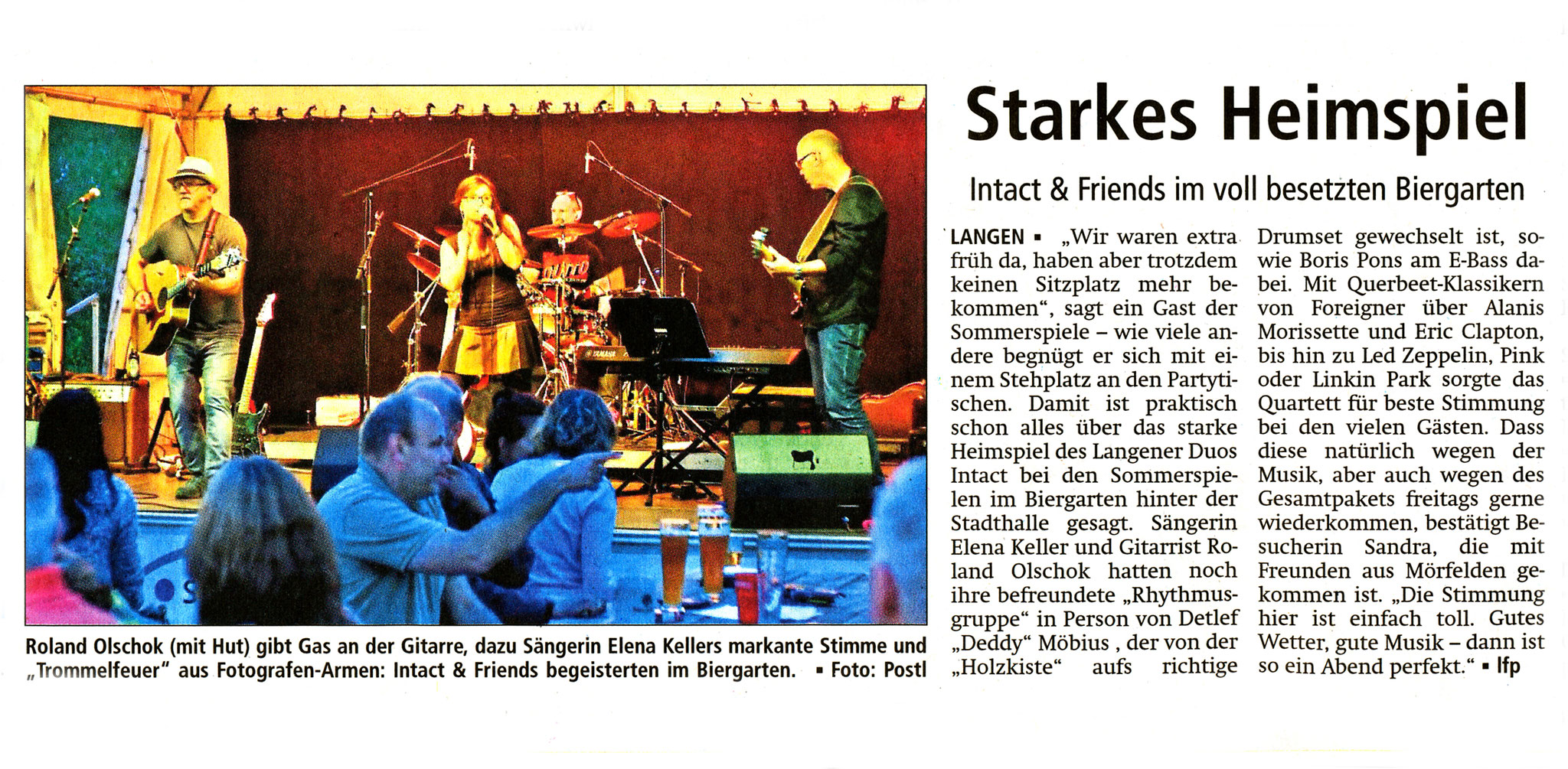 Offenbach Post, 31. Juli 2017