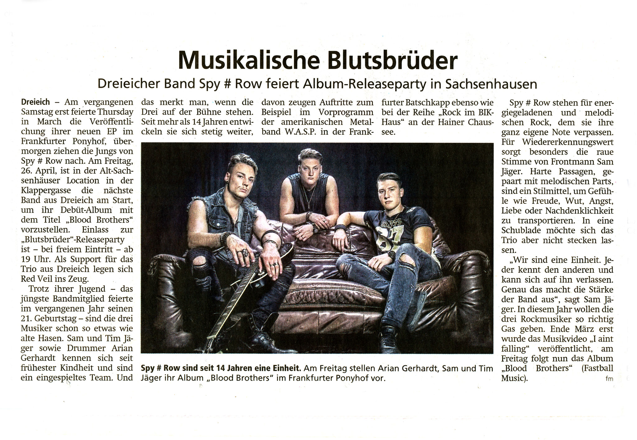 Offenbach Post, 24. April 2019