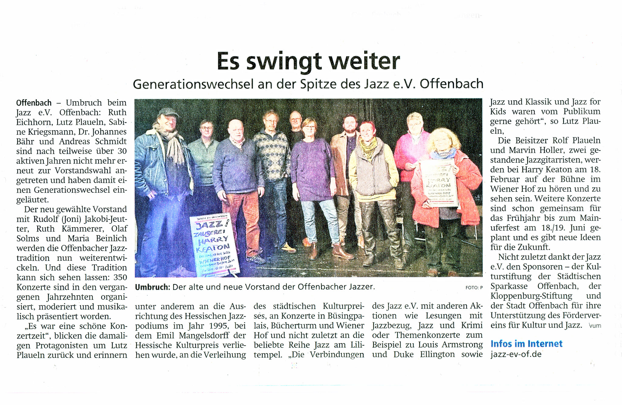 Offenbach Post, 4. Februar 2022