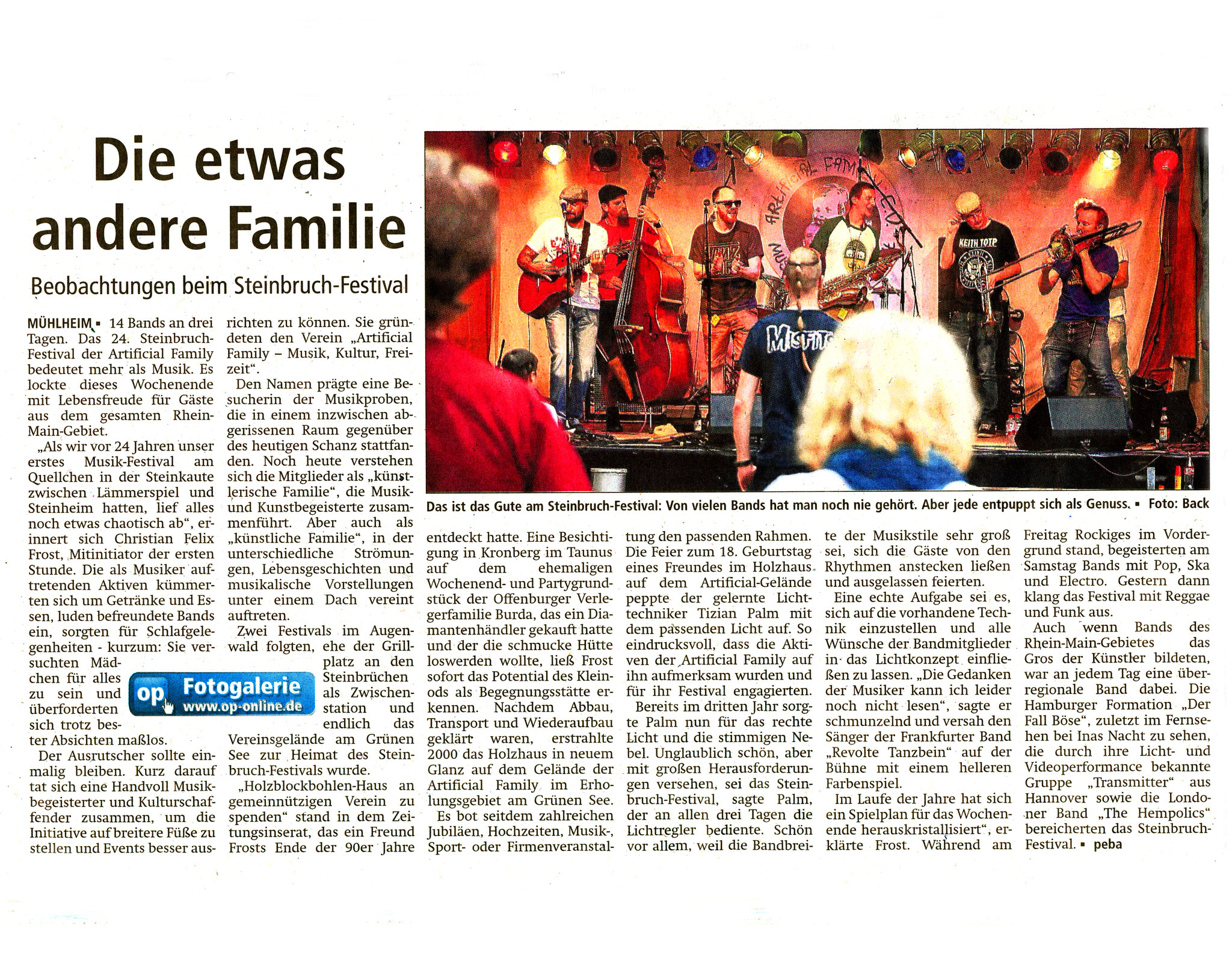 Offenbach Post, 18. Juli 2016