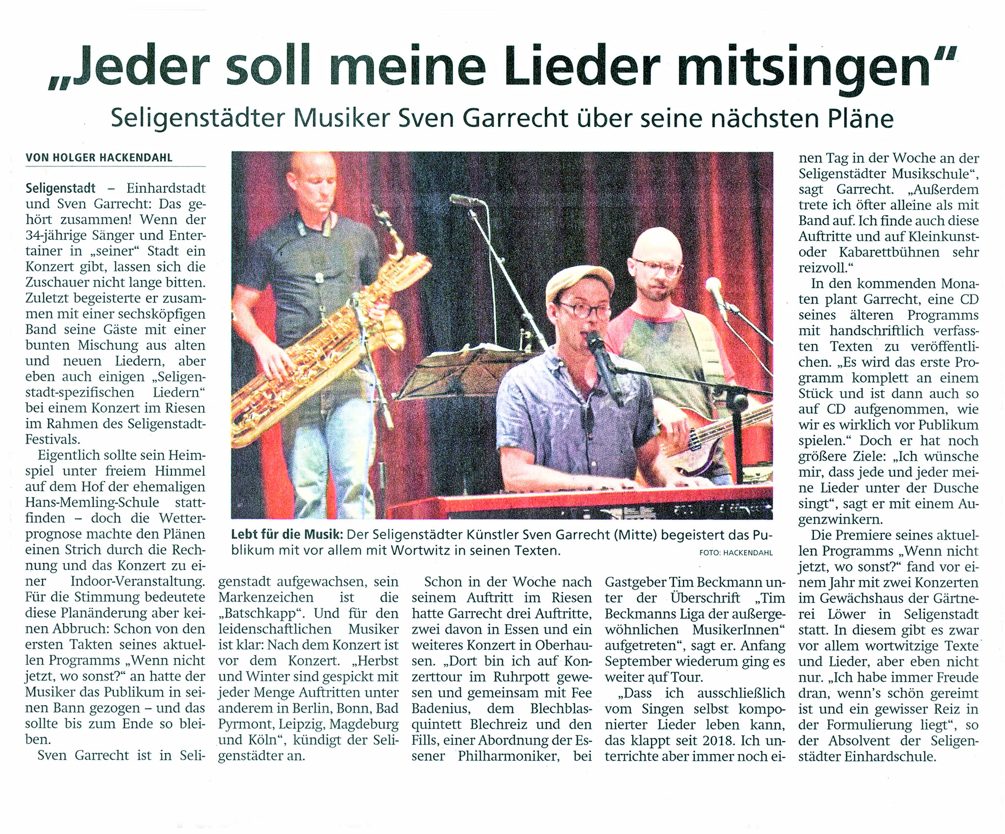 Offenbach Post, 24. September 2022
