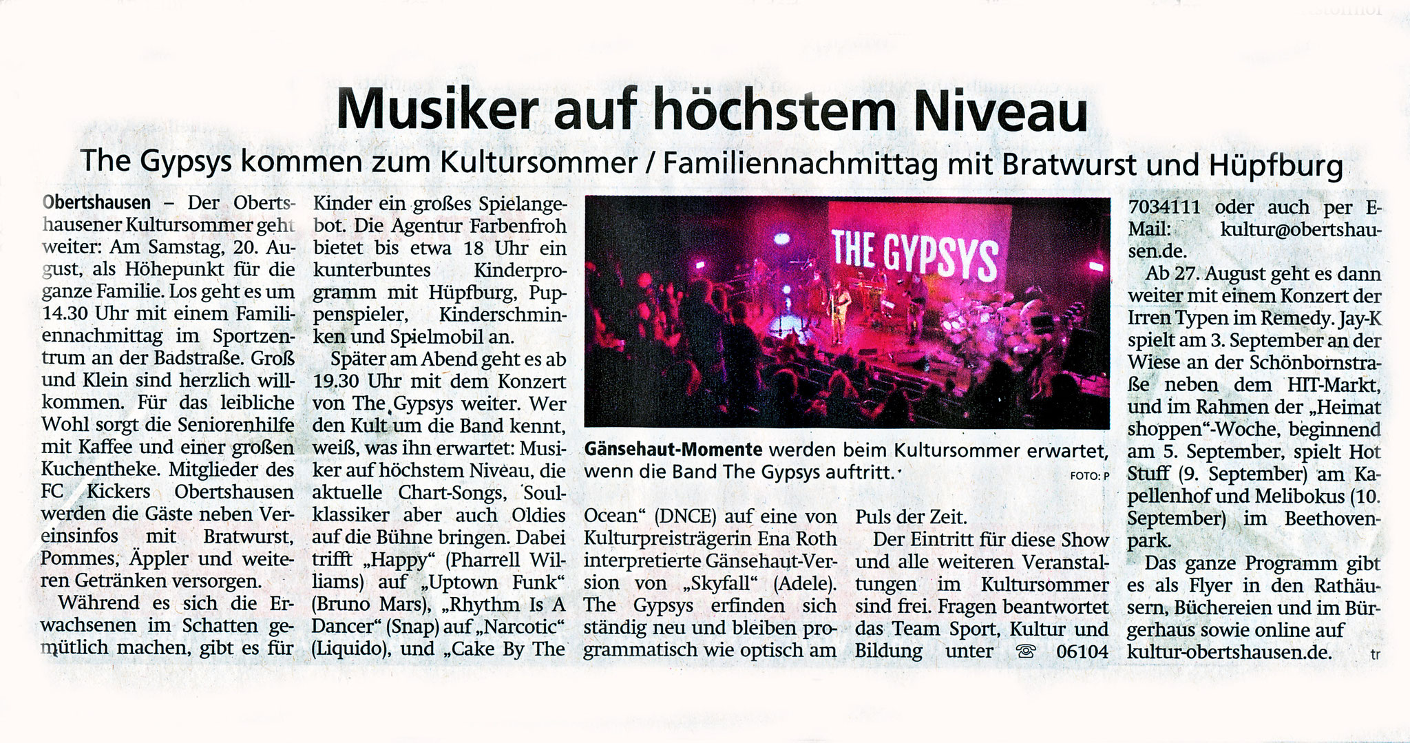 Offenbach Post, 13. August 2022