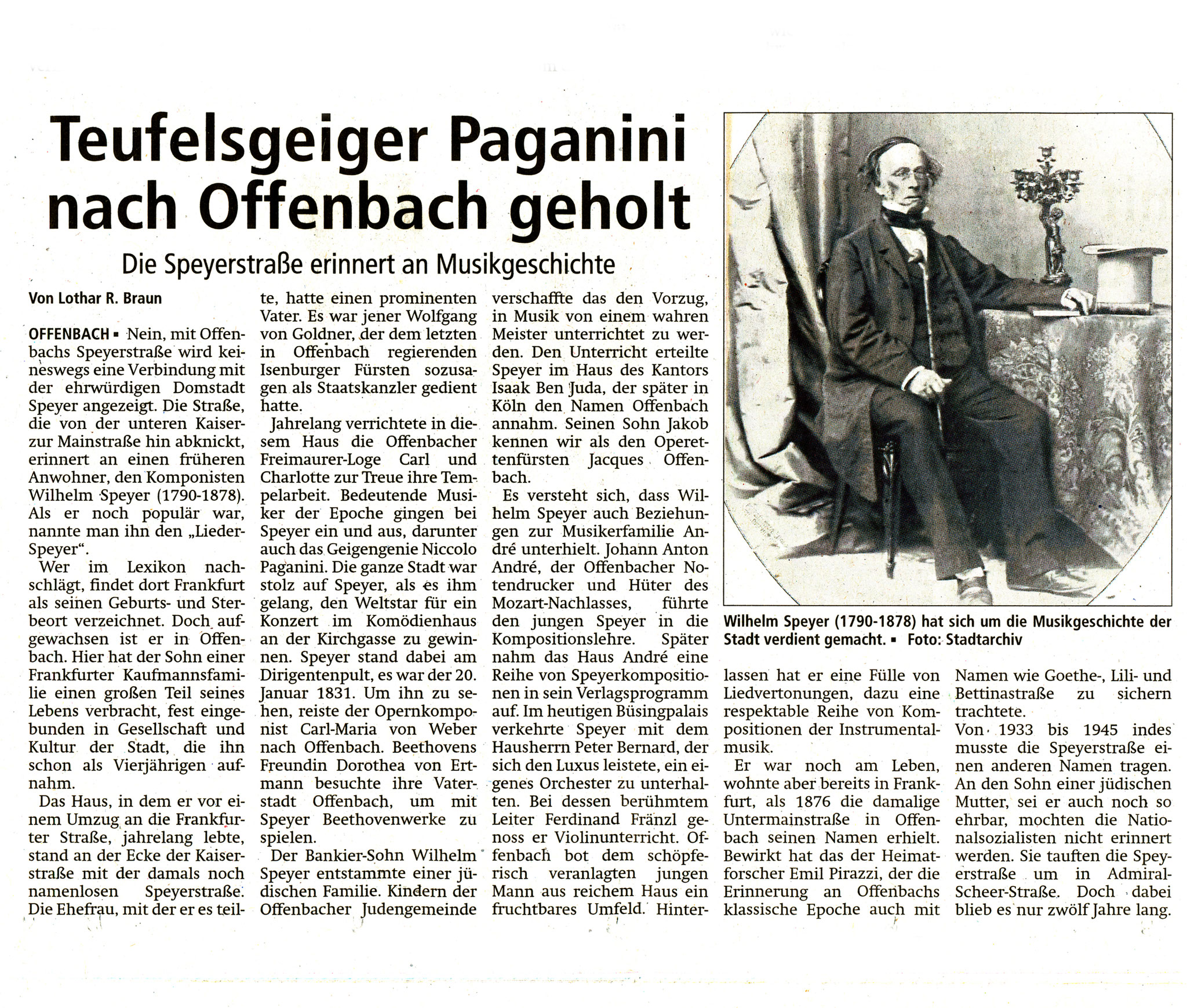 Offenbach Post, 20. Juni 2017