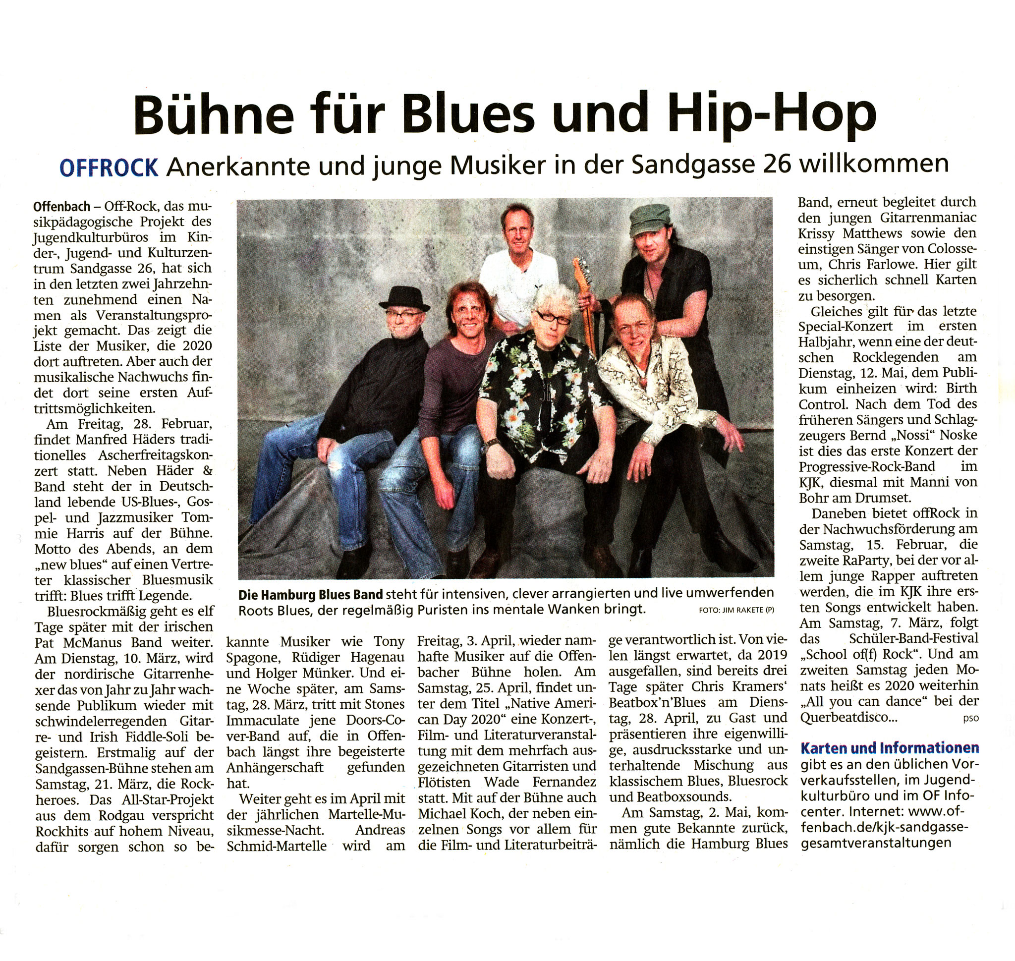 Offenbach Post, 29. Januar 2020