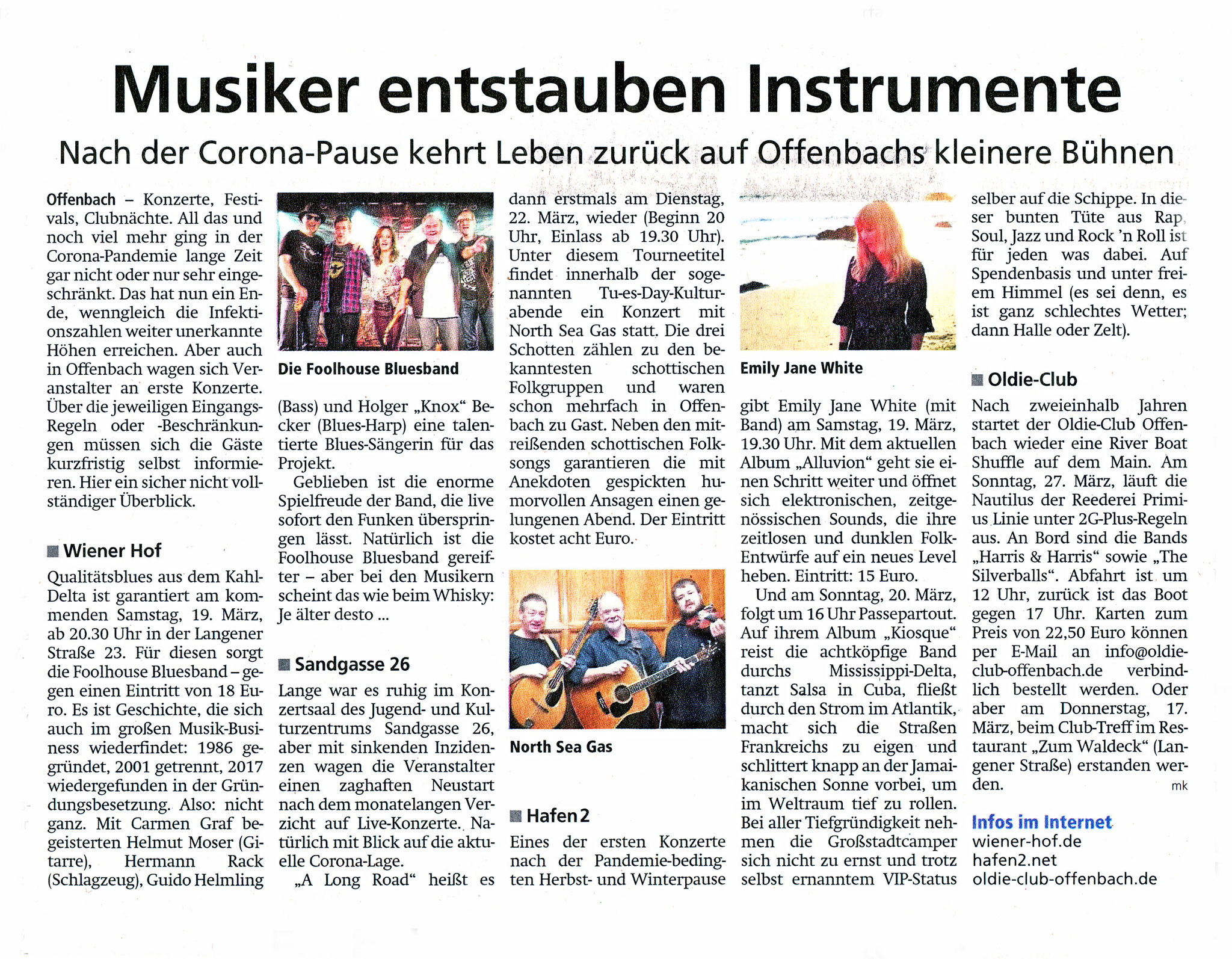 Offenbach Post, 16. März 2022