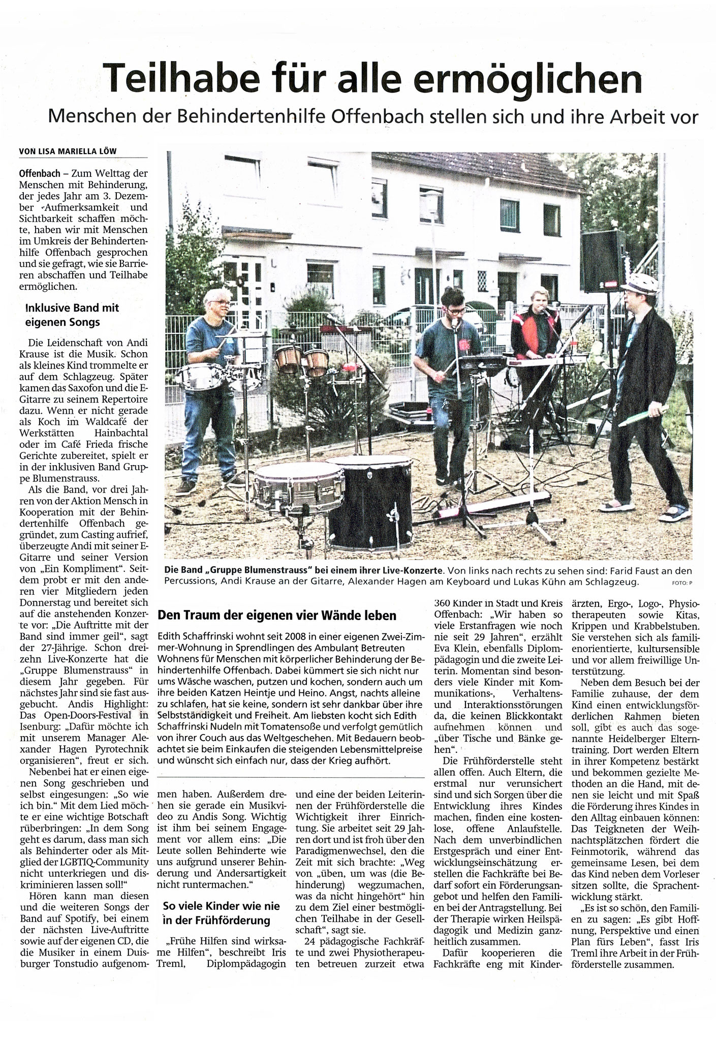 Offenbach Post, 3. Dezember 2022