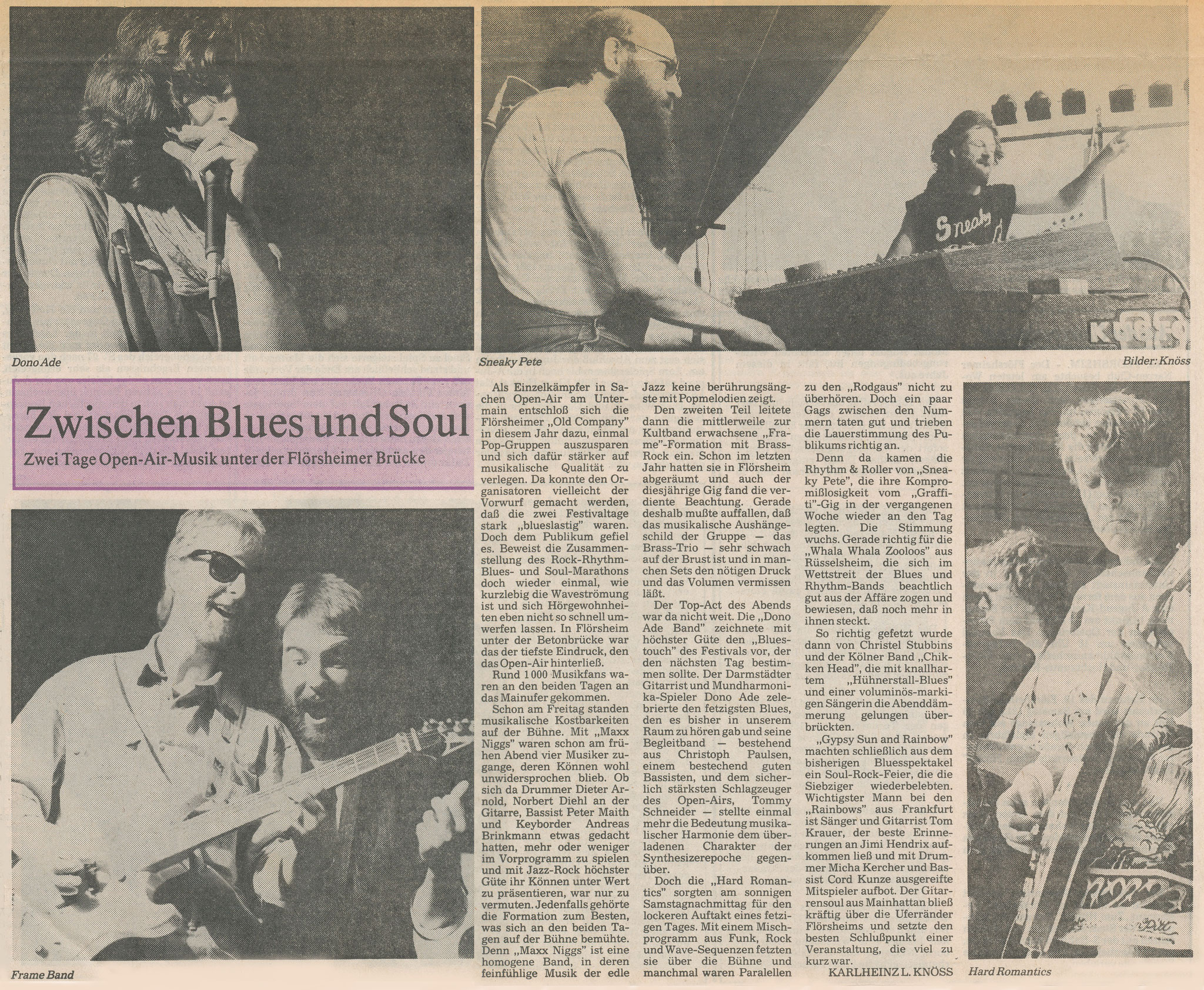 Artikel zum Flörsheim Open Air 1986