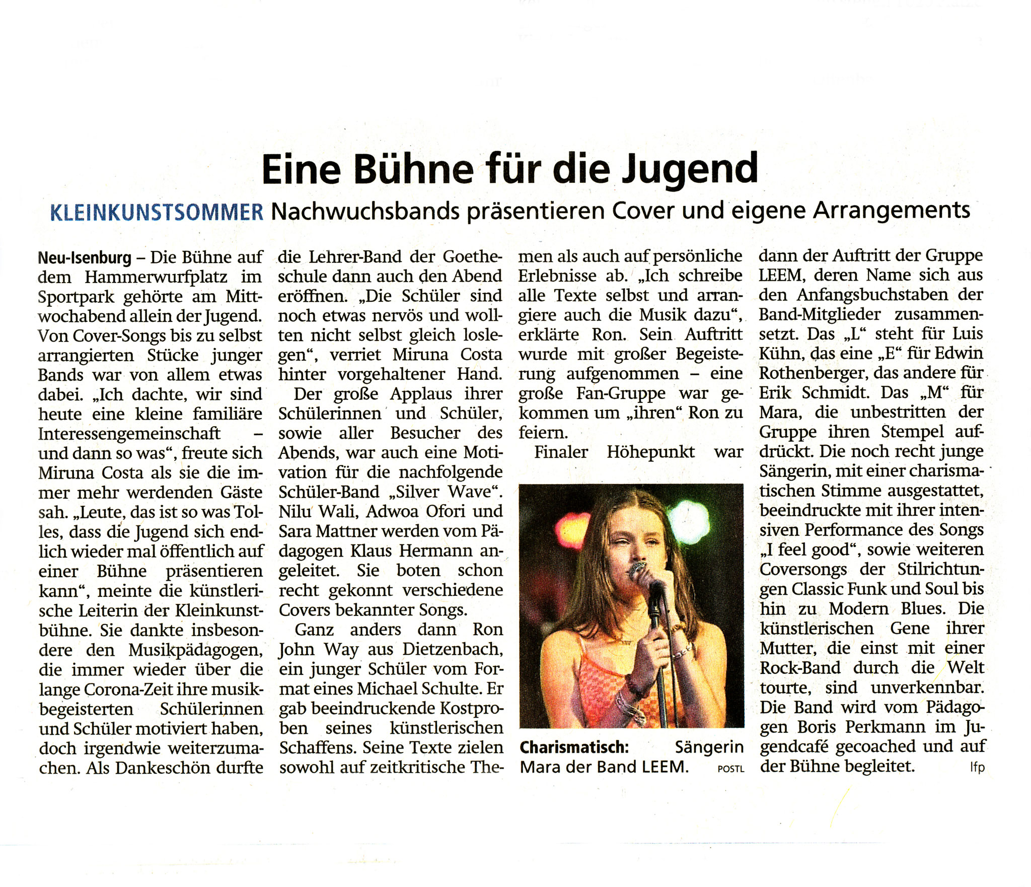 Offenbach Post, 24. September 2021