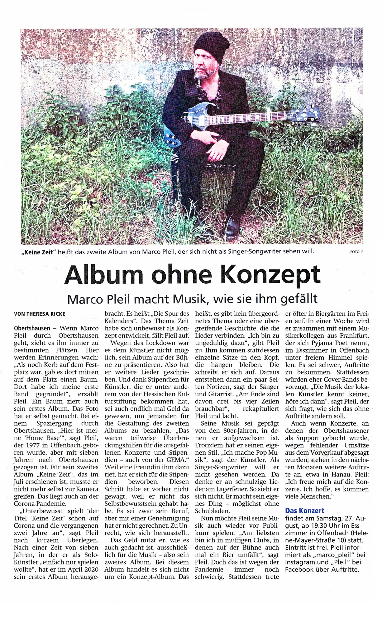 Offenbach Post, 20. August 2022