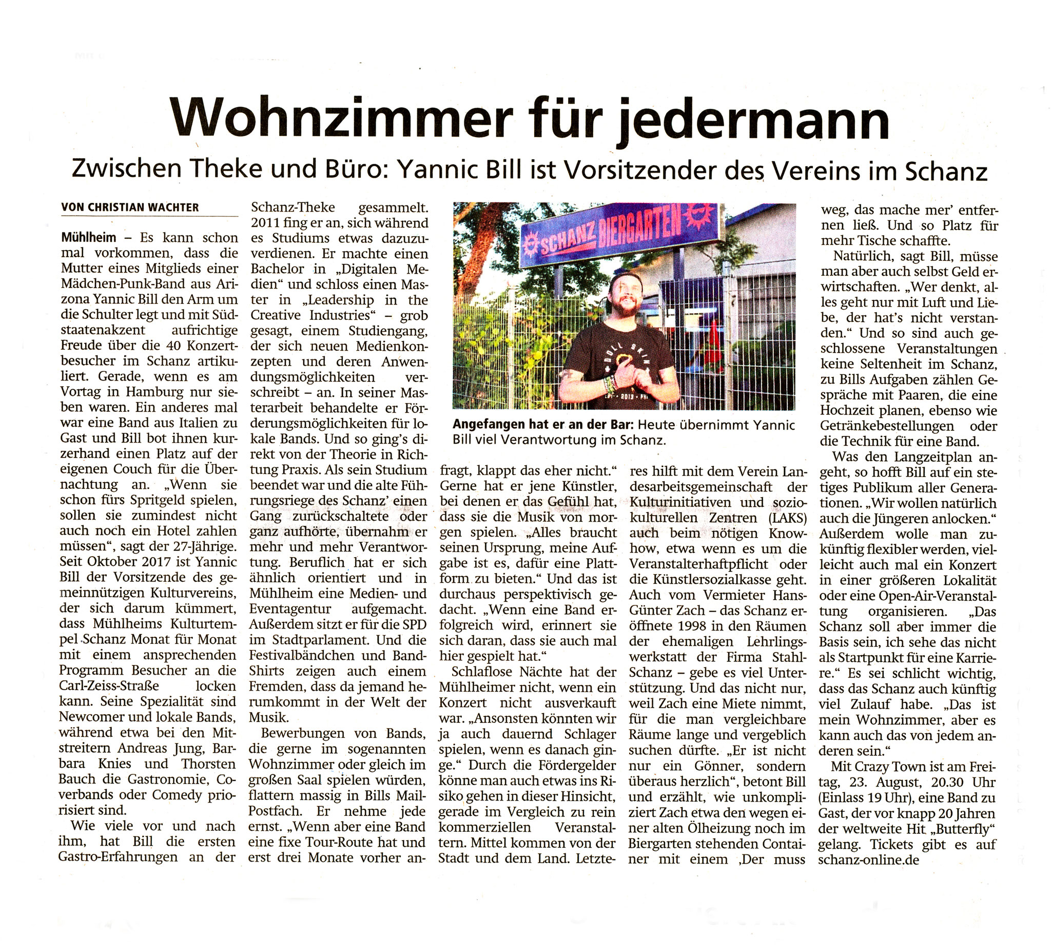 Offenbach Post, 21. August 2019