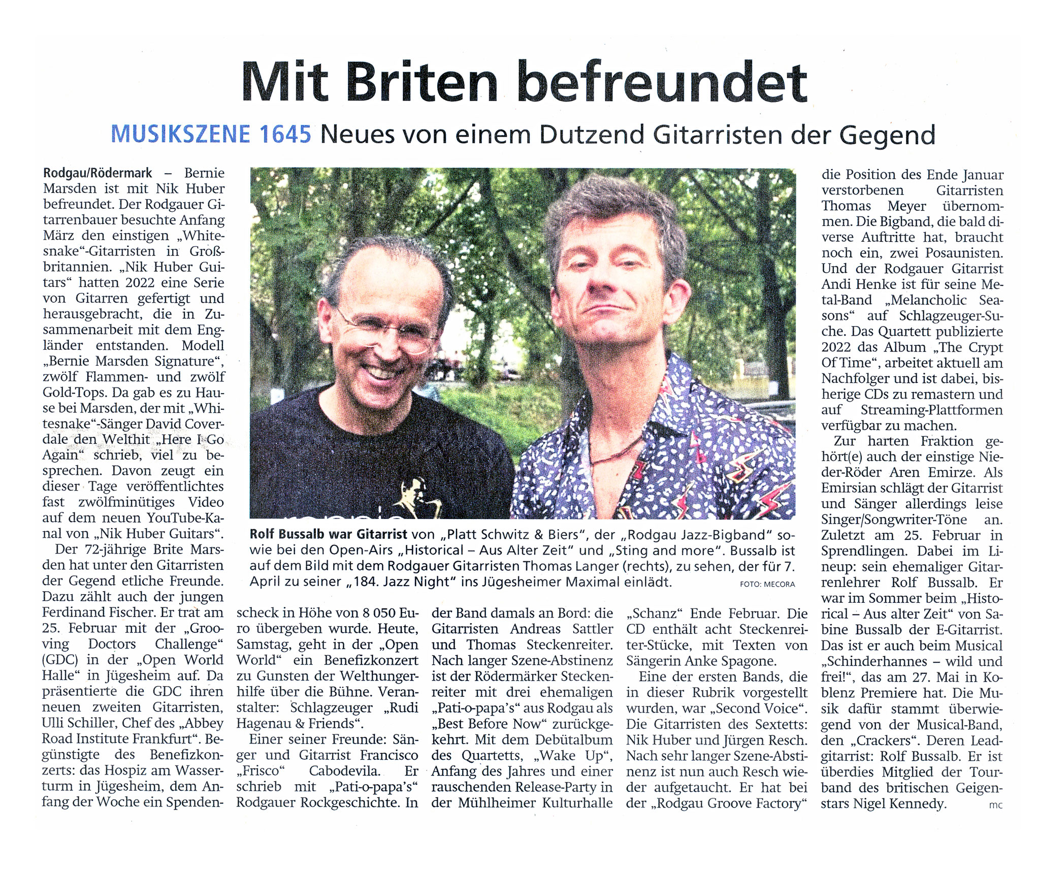 Offenbach Post, 1. April 2023
