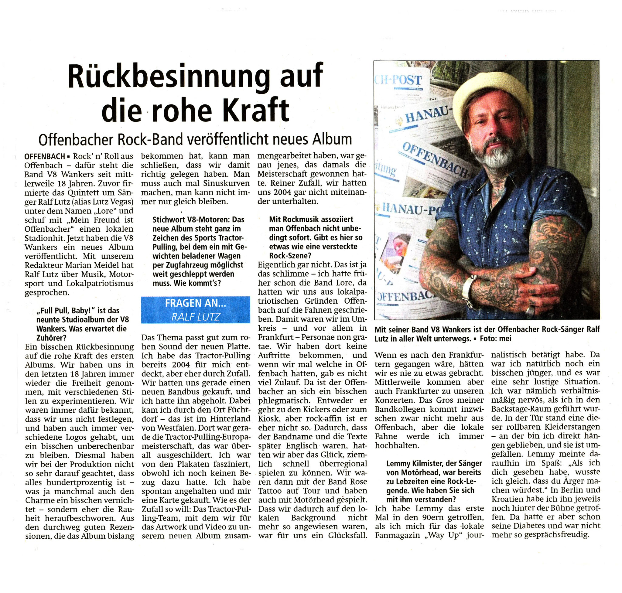 Offenbach Post, 26. Mai 2018