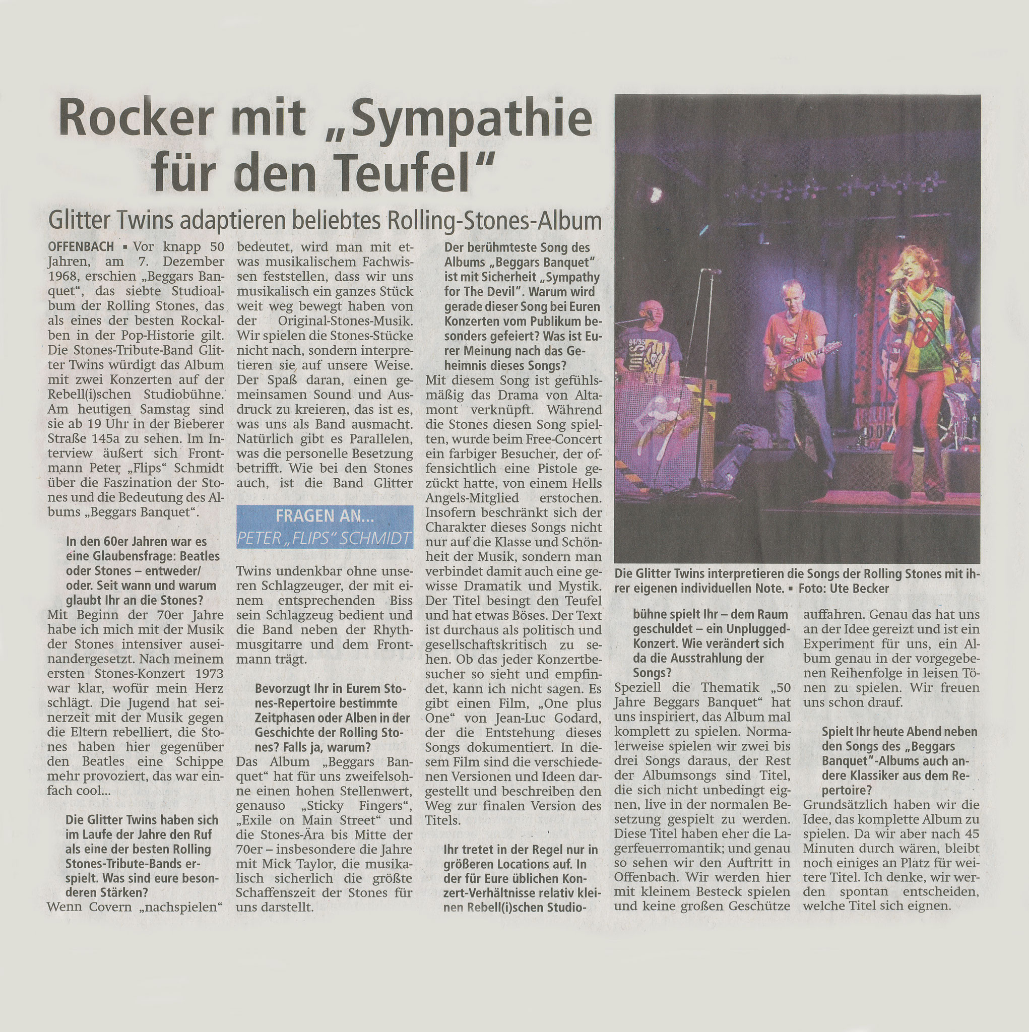 Offenbach Post, 24. November 2018