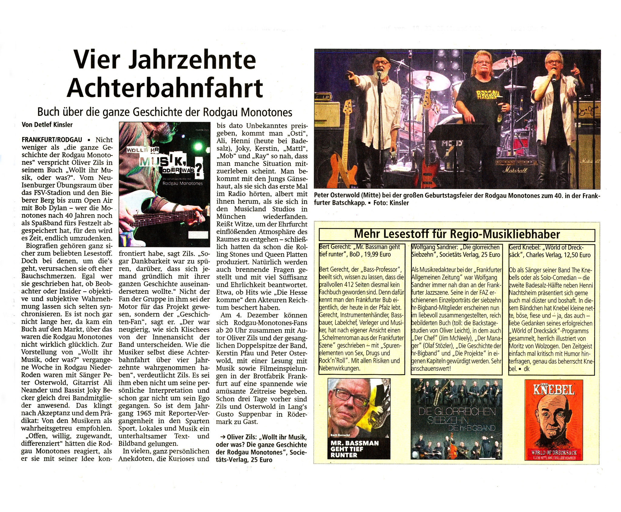 Offenbach Post, 30. Oktober 2018