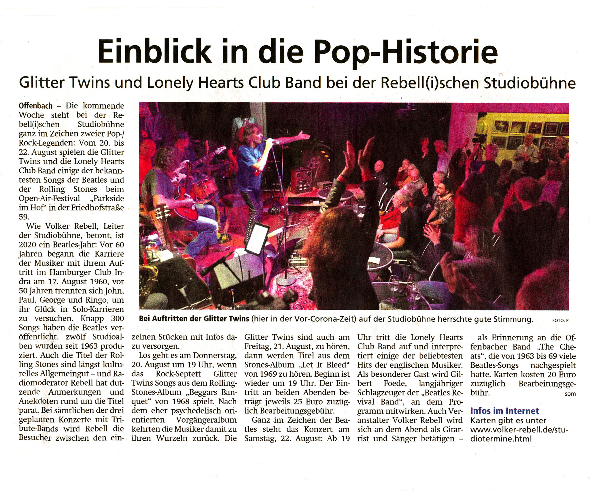 Offenbach Post, 11. August 2020