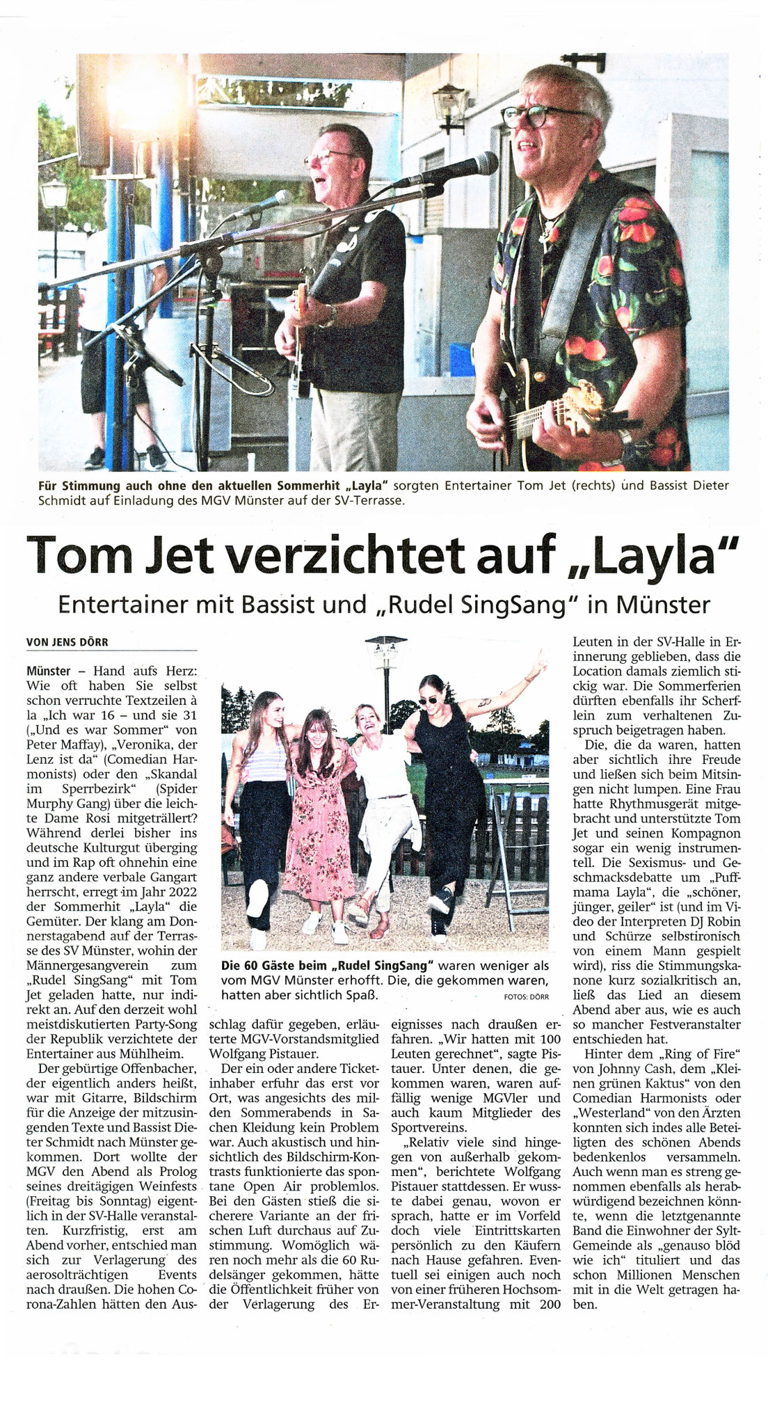 Offenbach Post, 30. Juli 2022