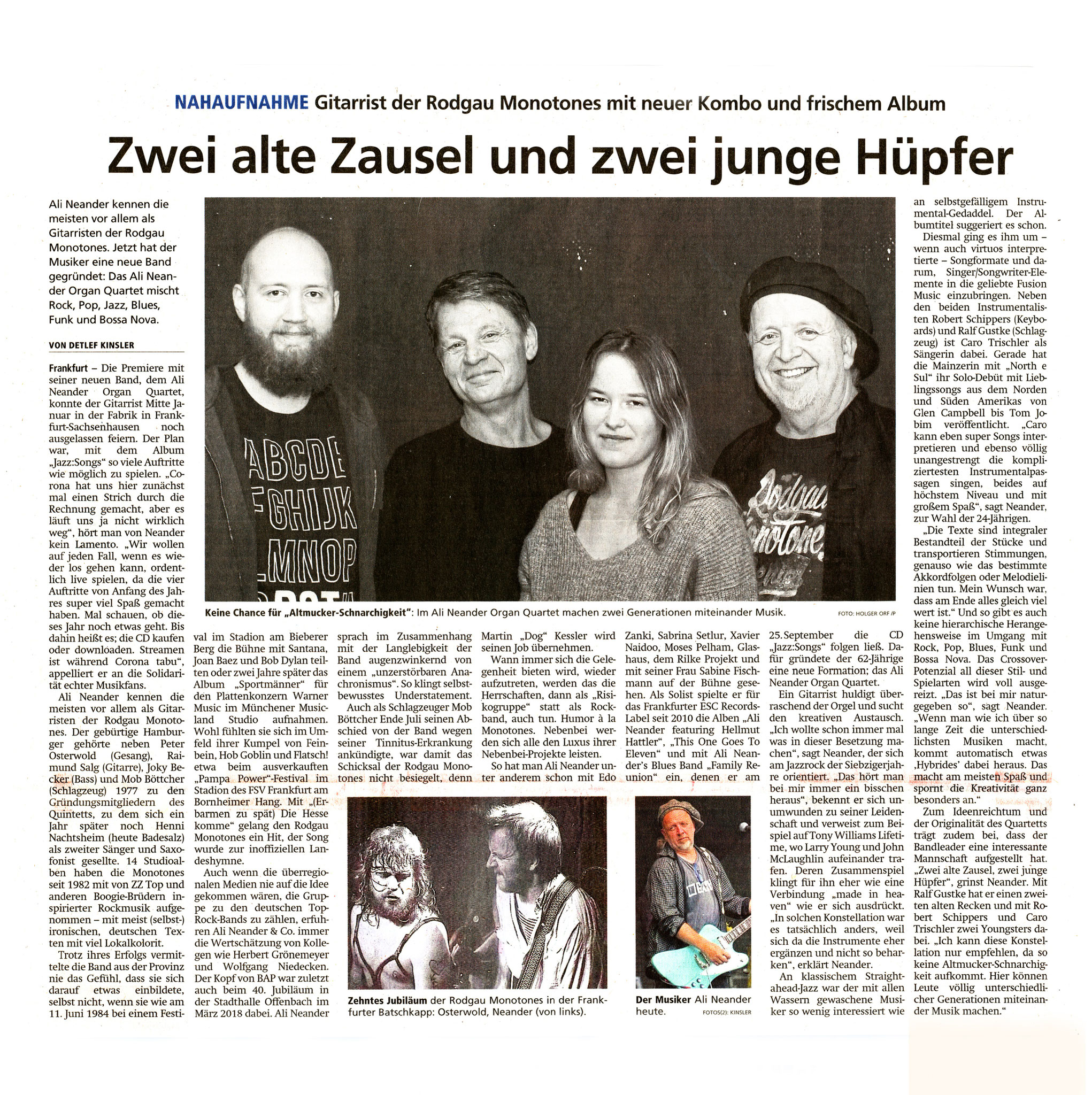 Artikel Offenbach Post, 28. September 2020