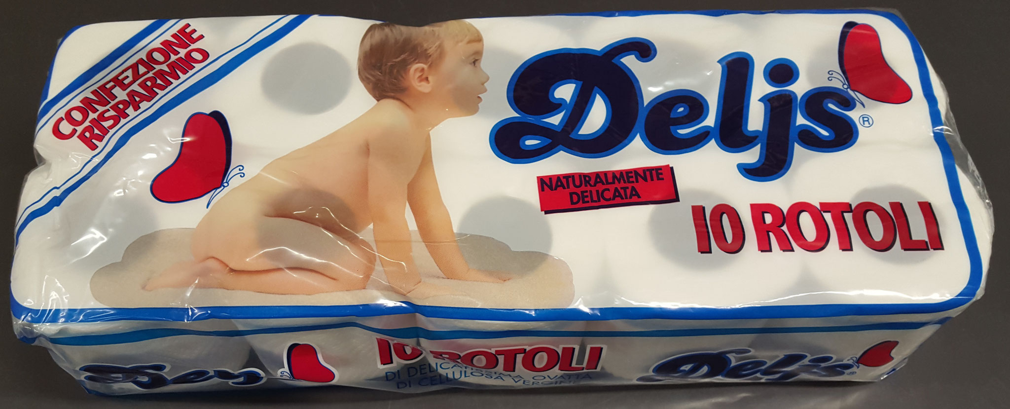 ROTOLINO SOFT IGIENICA - Carta igienica rotolino, 2 veli, bianca, pura cellulosa 10 rotoli