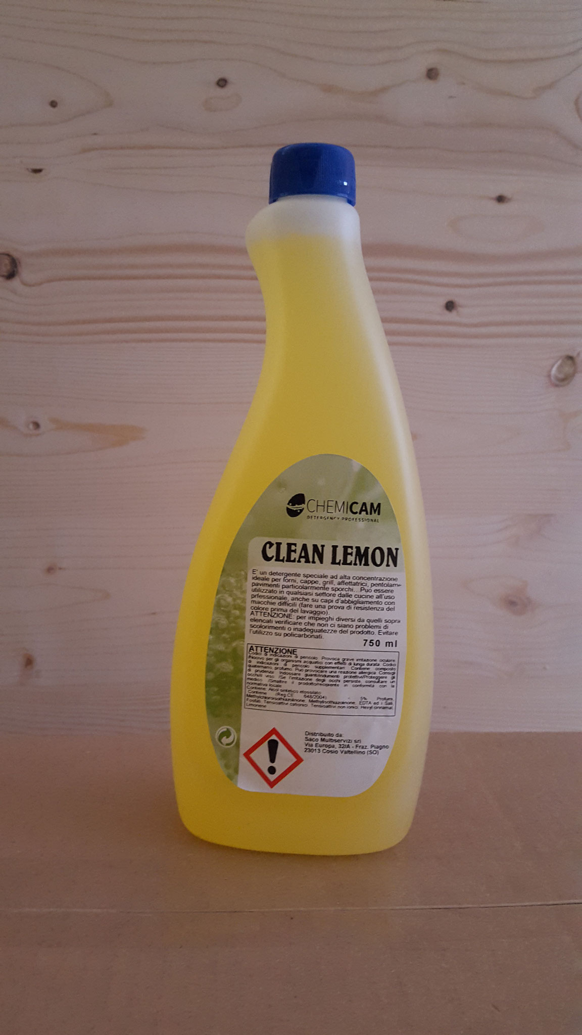 CLEAN LEMON - Detergente concentrato per tutte le superfici